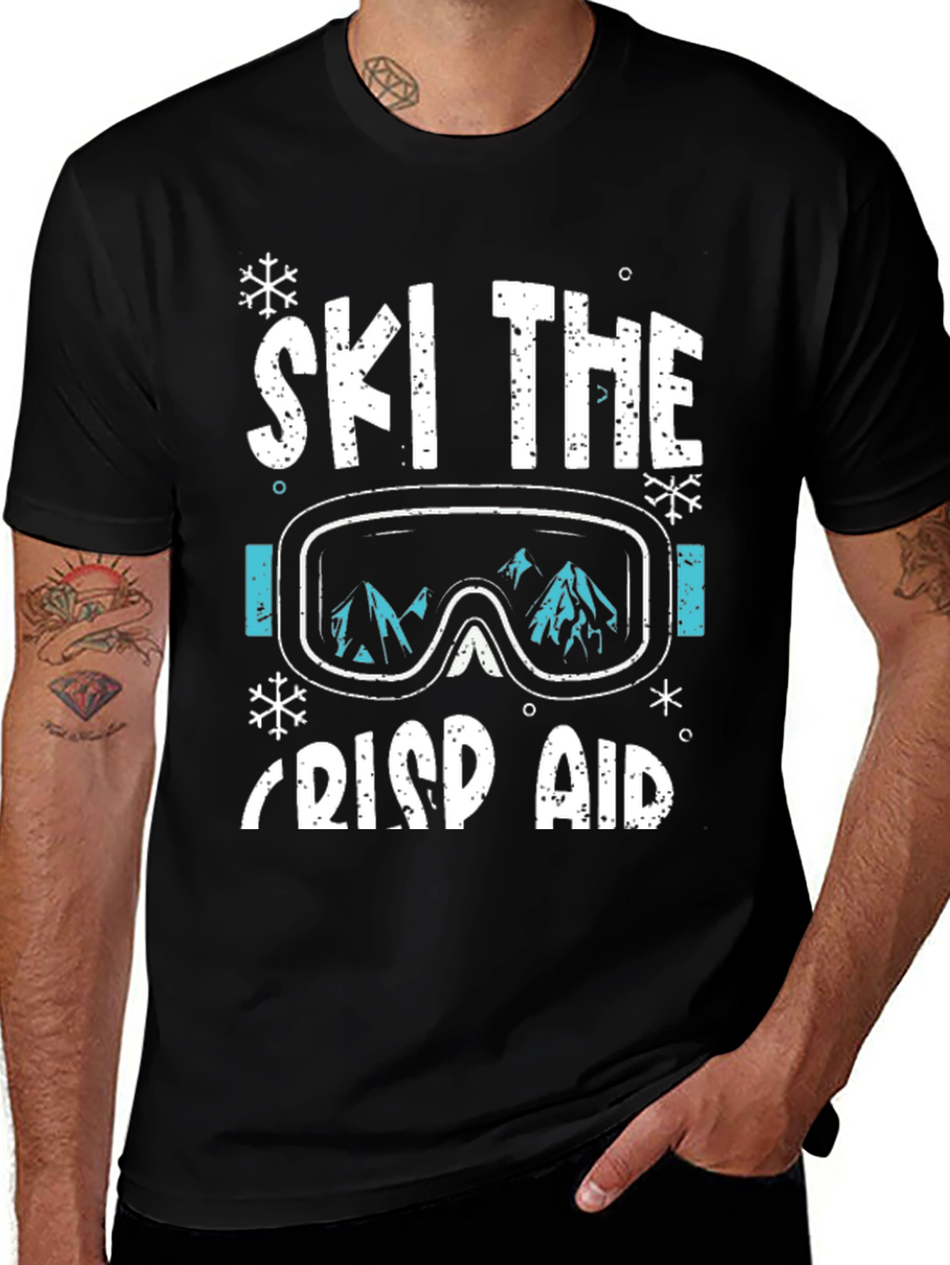 Variant 18 of Ski The Crisp Air Graphic T-Shirt