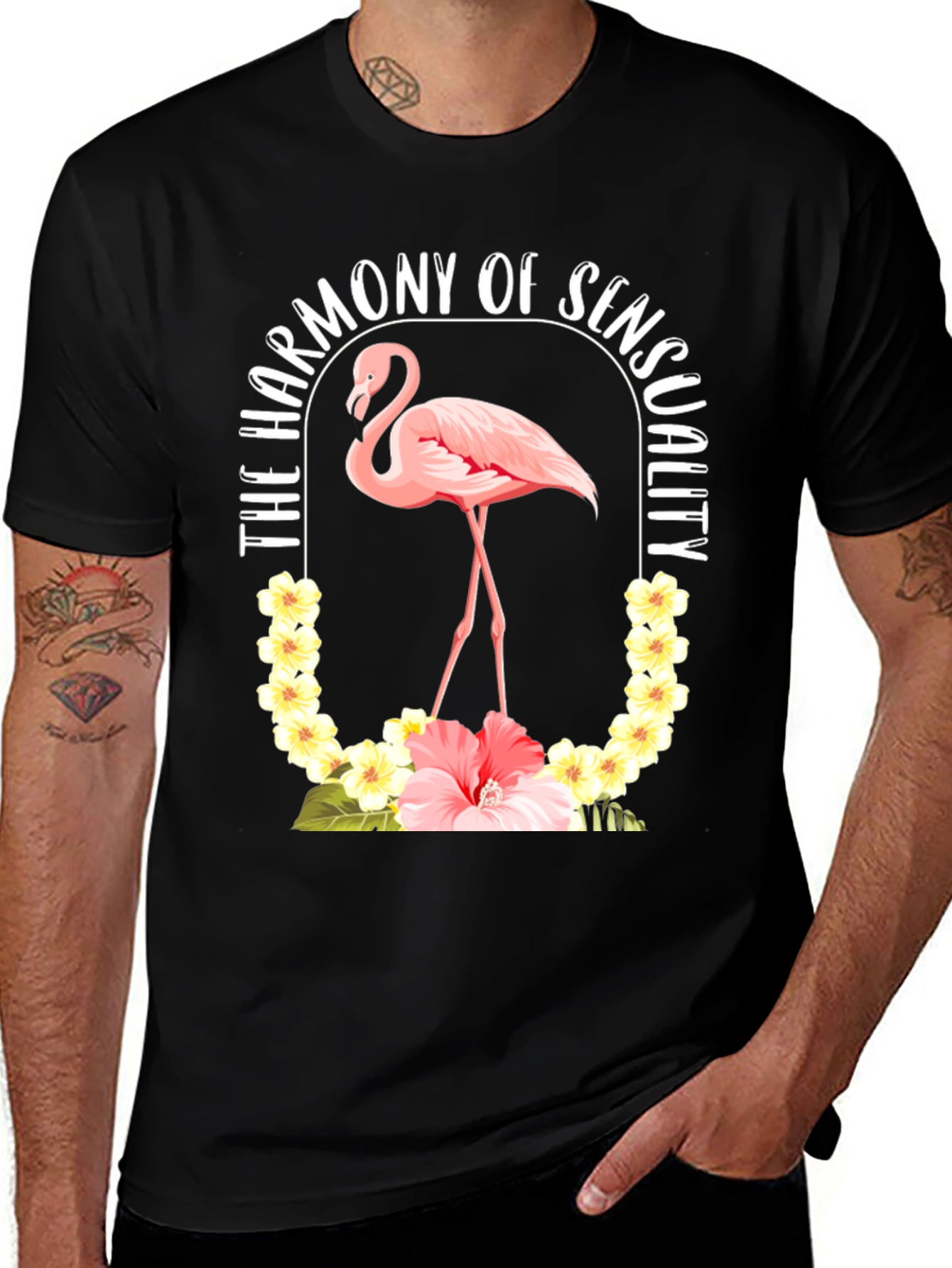 Variant 7 of Flamingo Sensuality Graphic Tee