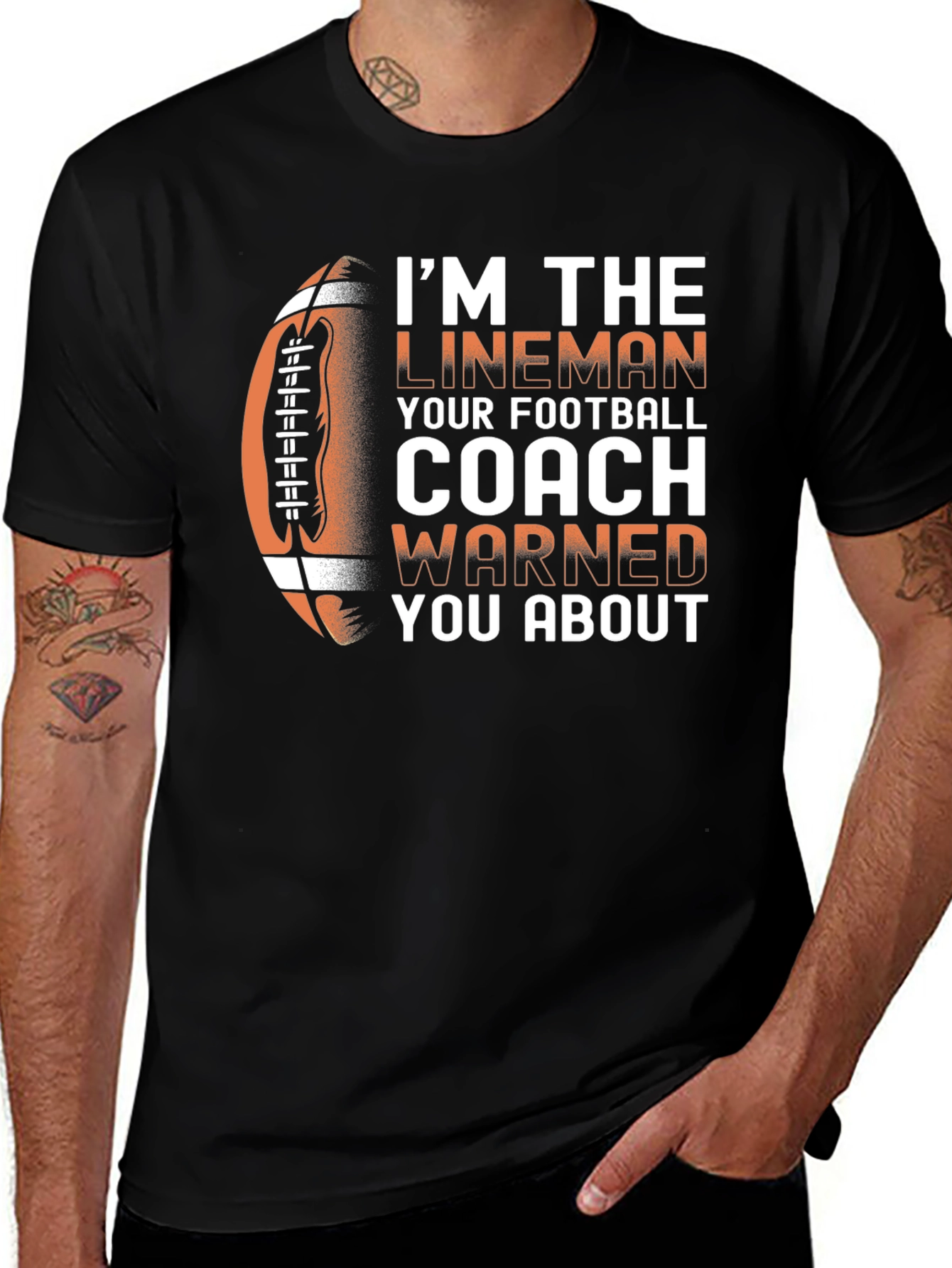 Variant 26 of I'm The Lineman Football T-Shirt