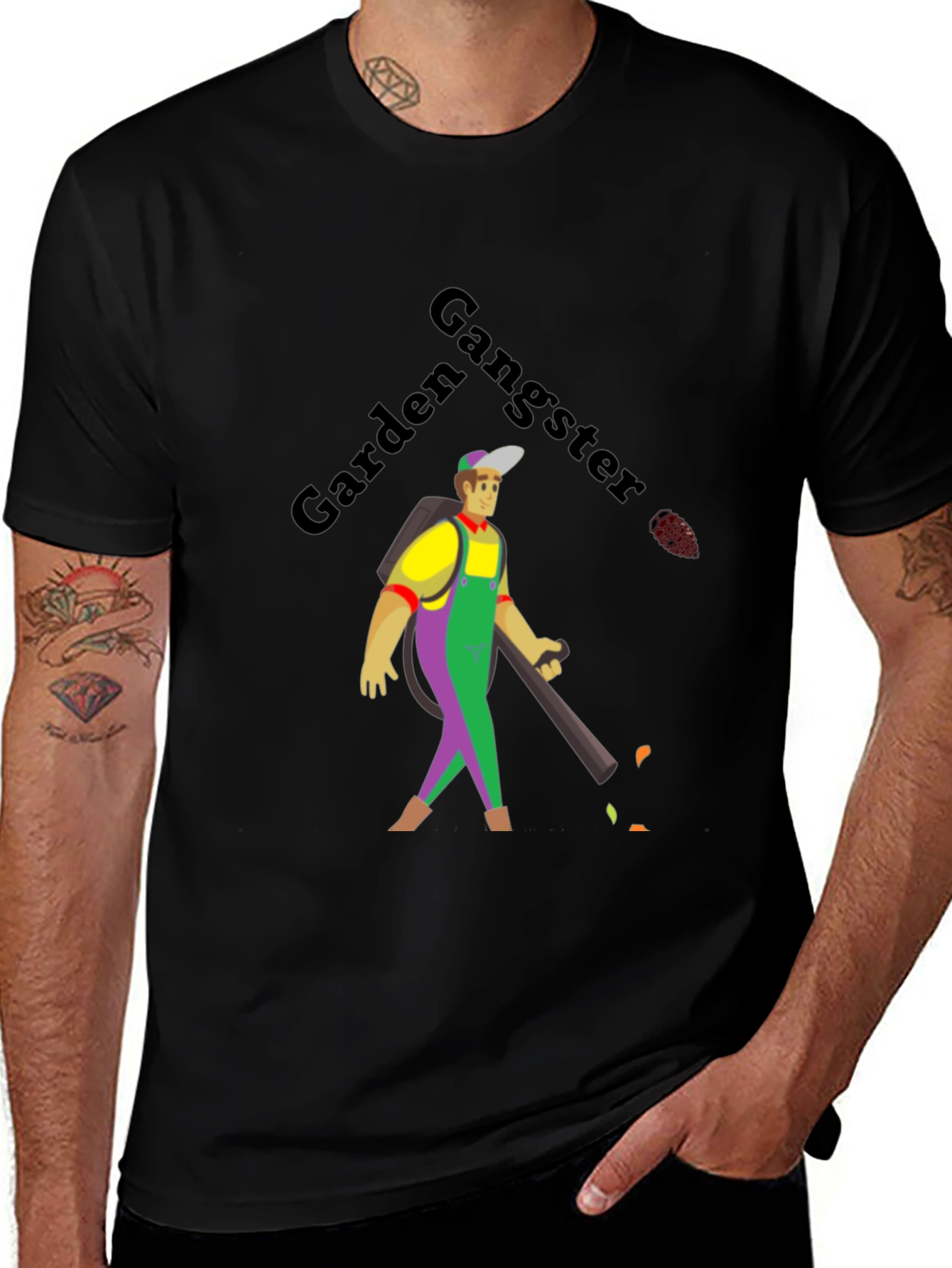 Variant 29 of Garden Gangster Graphic Tee - Bold Humor Shirt