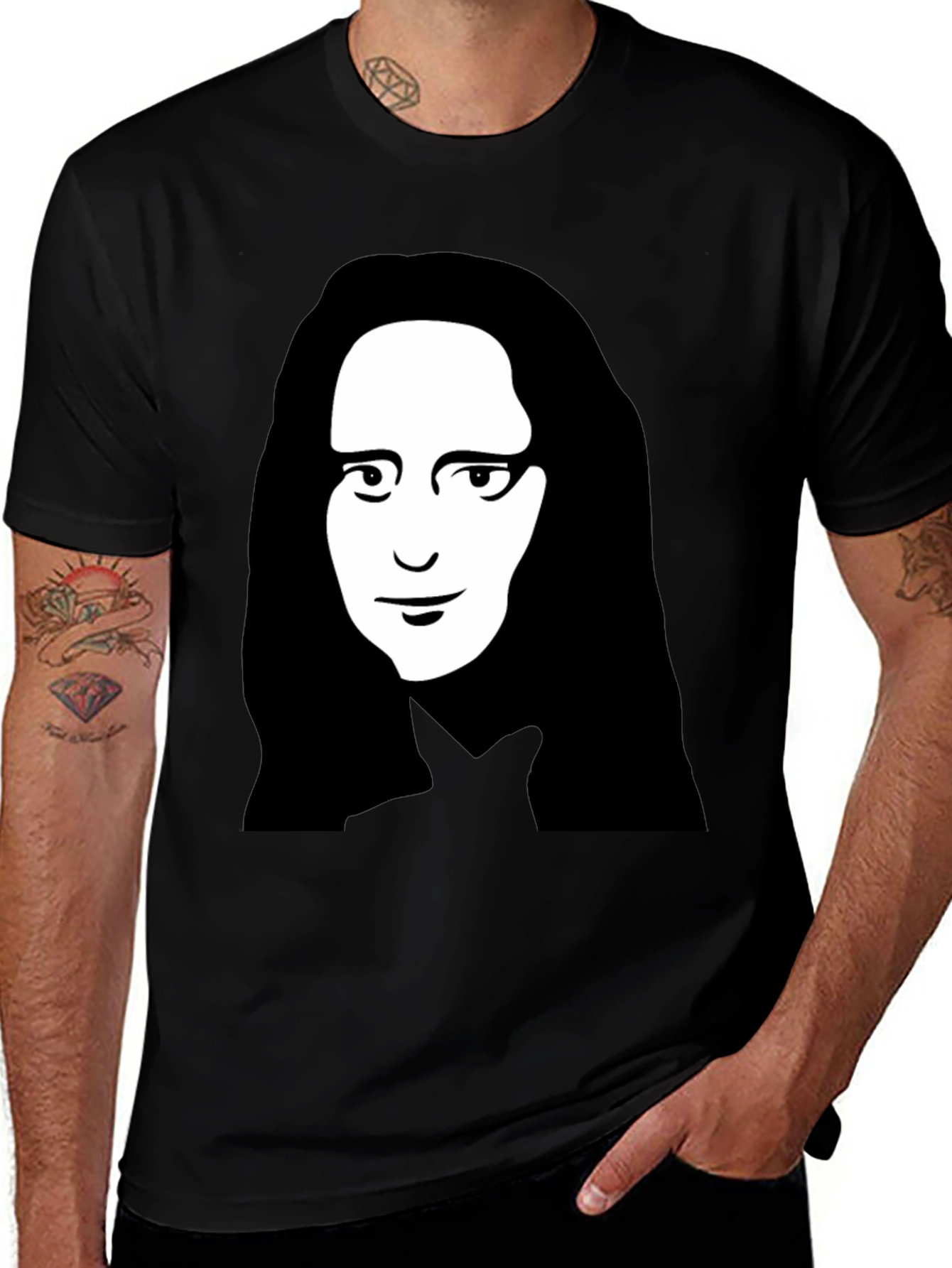 Variant 15 of Mona Lisa Graphic T-Shirt - Classic Art Tee