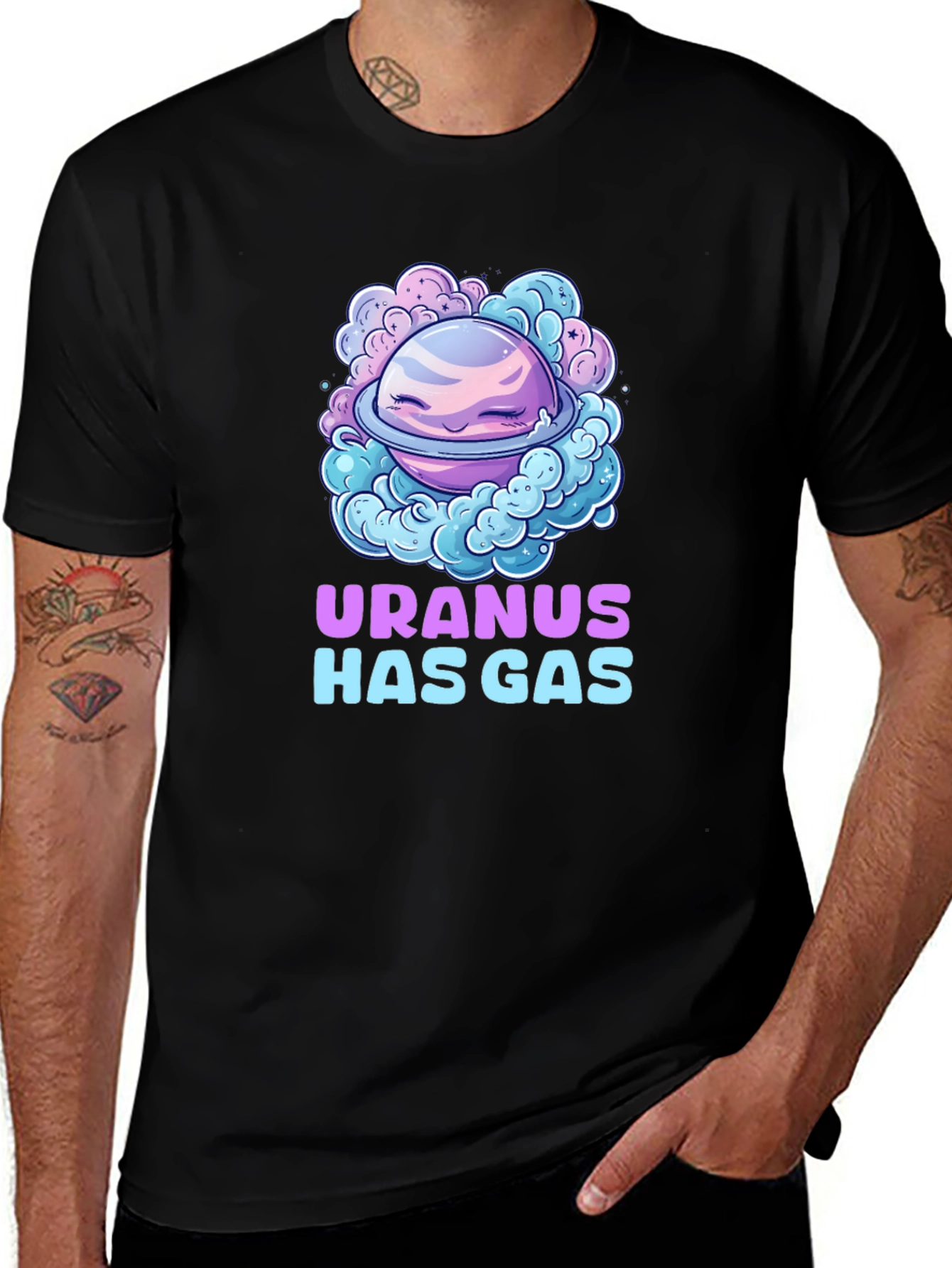 Variant 25 of Uranus Has Gas Funny Graphic T-Shirt