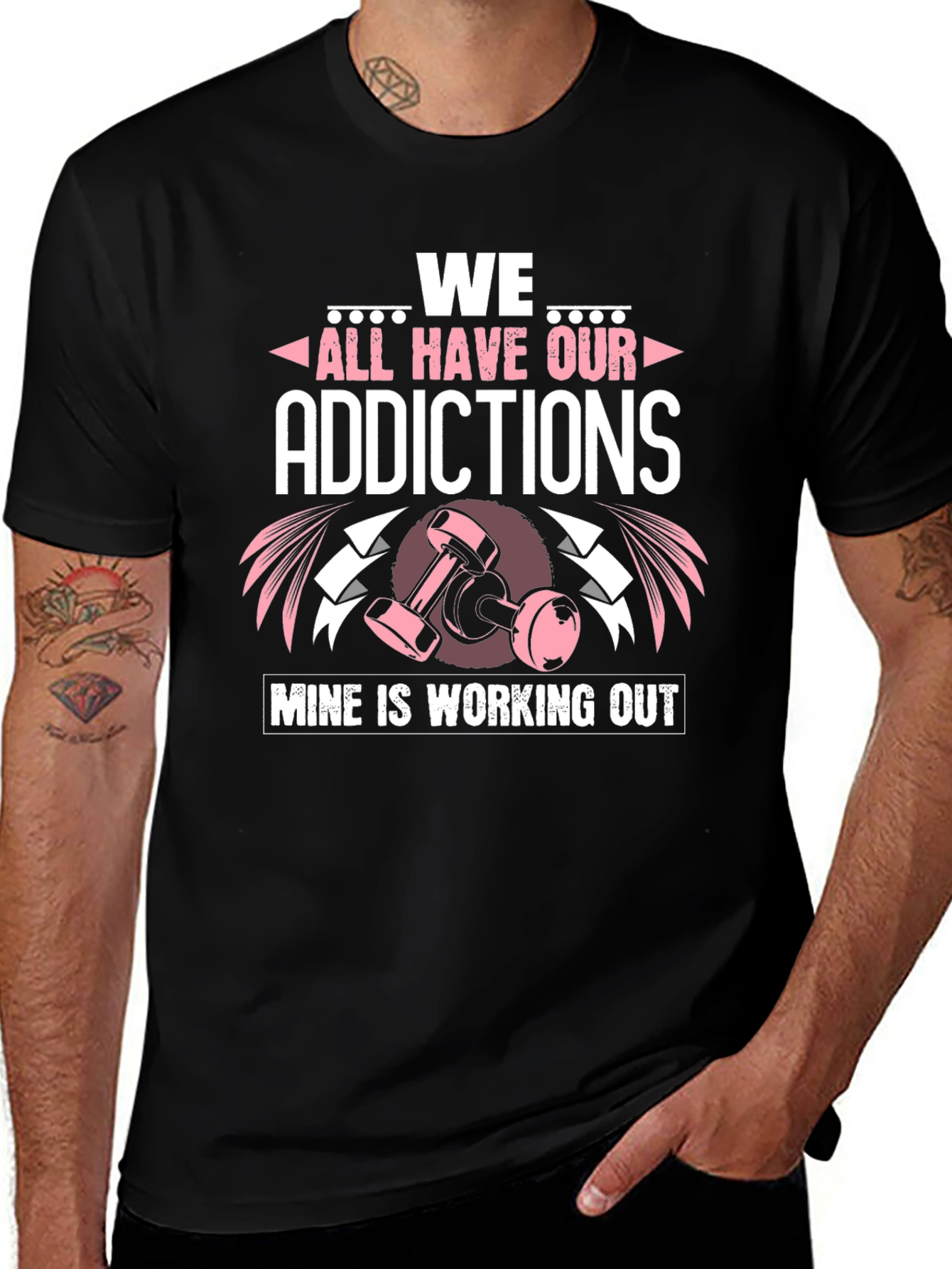 Variant 19 of Workout Addict T-Shirt