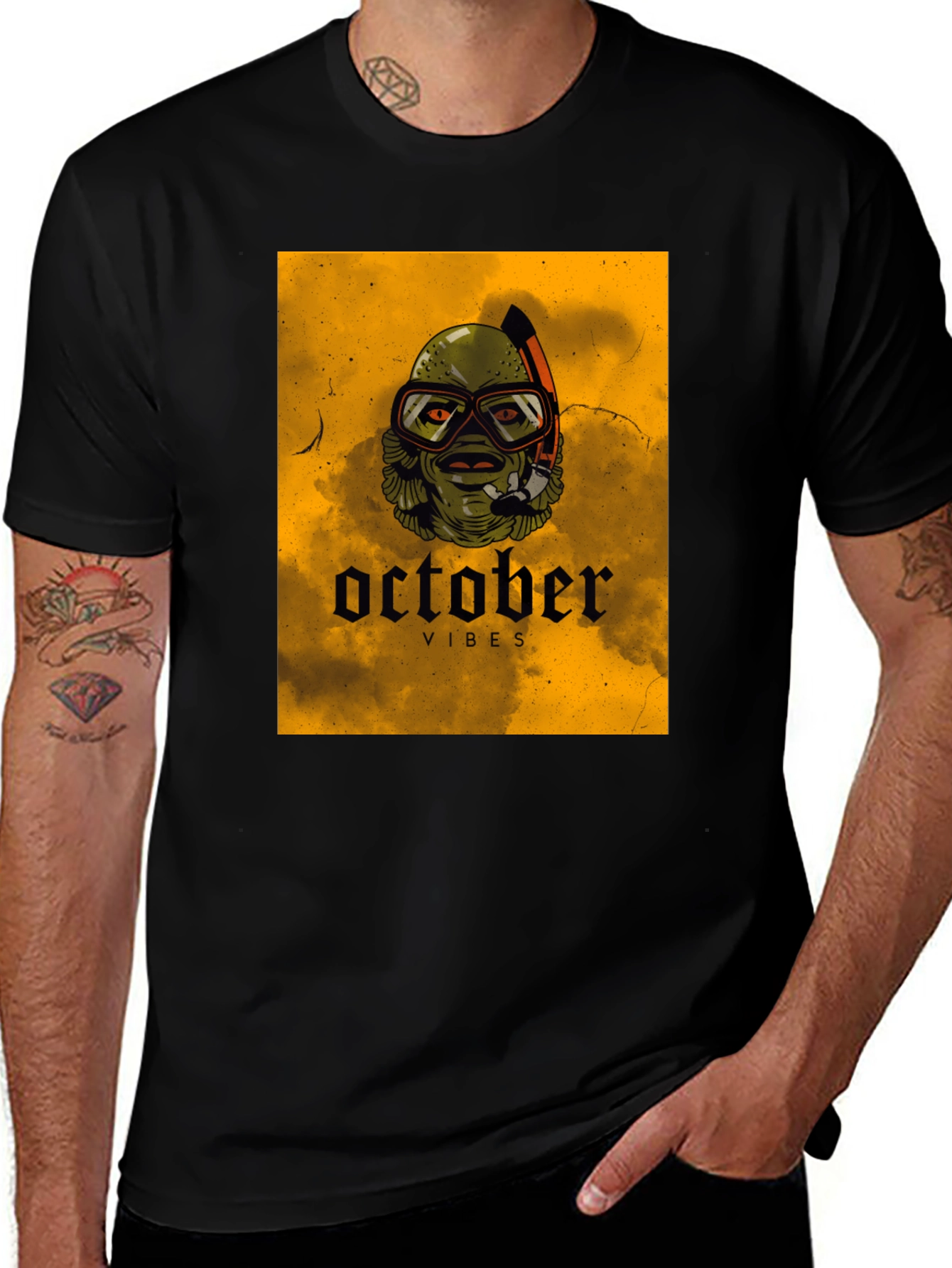 Variant 23 of October Vibes Creature T-Shirt