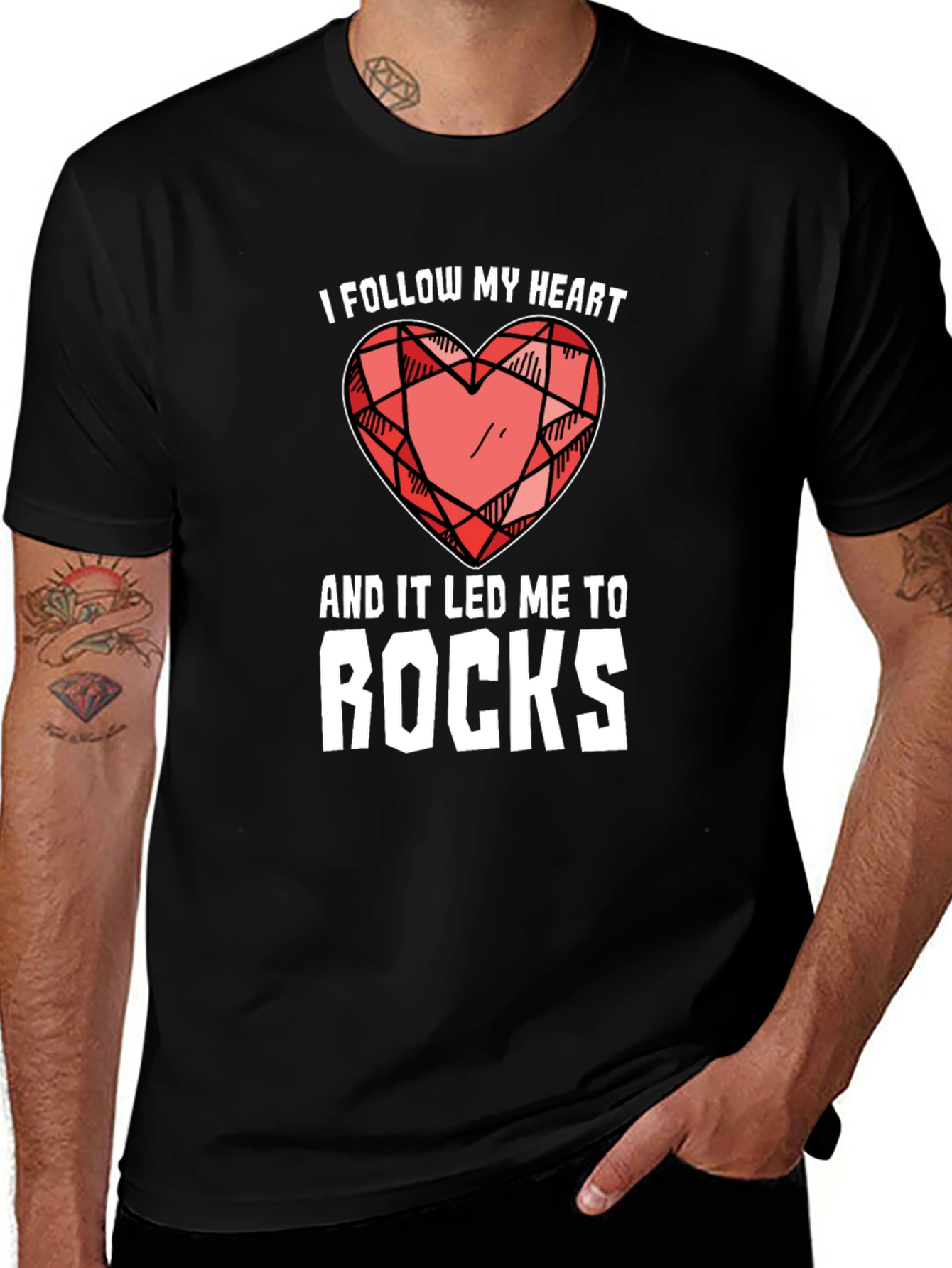 Variant 23 of I Follow My Heart T-Shirt Rock Collector Gift