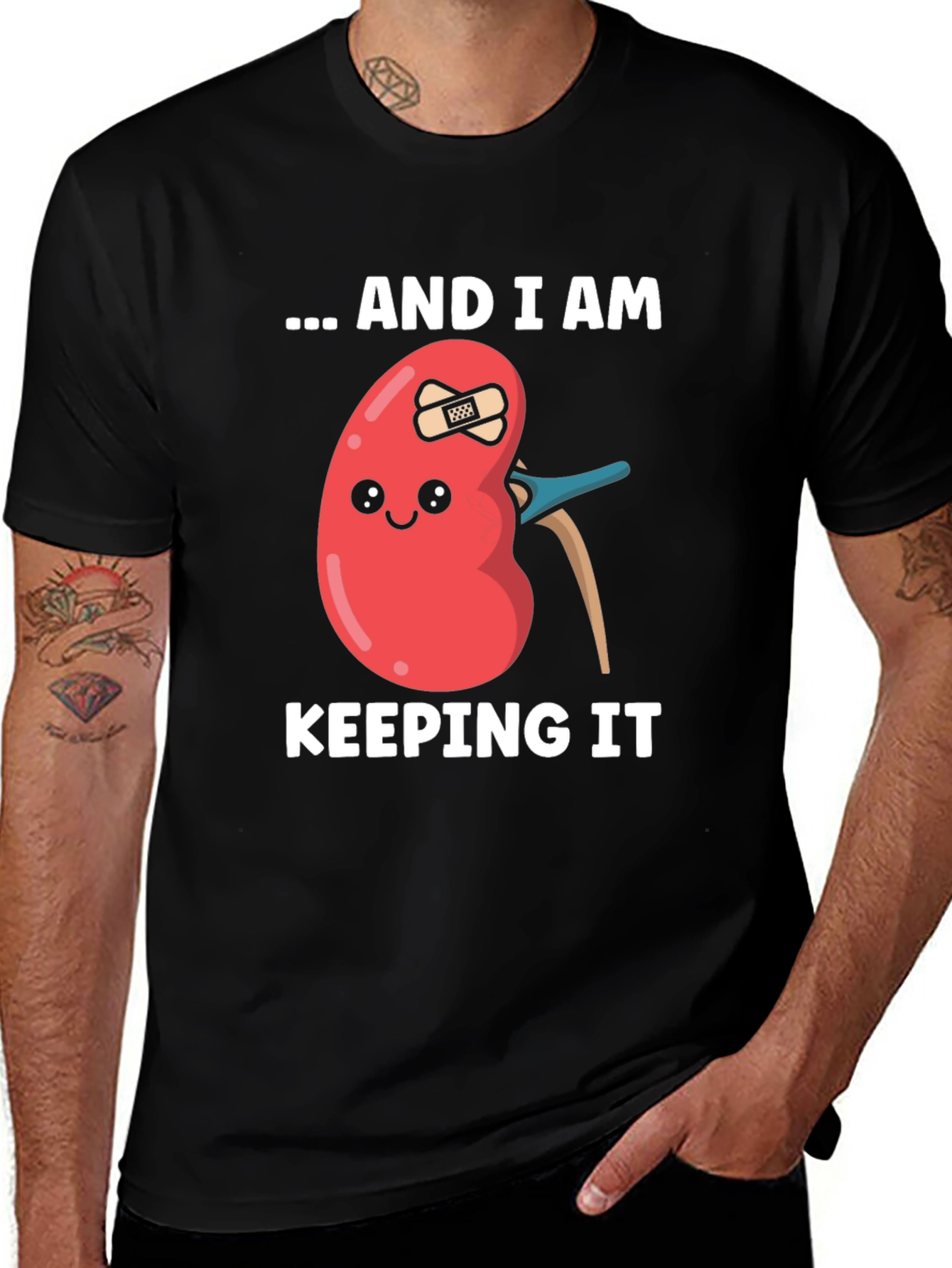 Variant 3 of Funny Kidney Tee - Keeping It T-Shirt