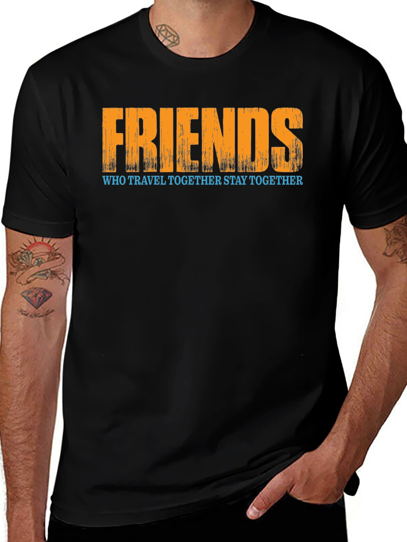 Variant 28 of Friends Who Travel Together Stay Together T-Shirt