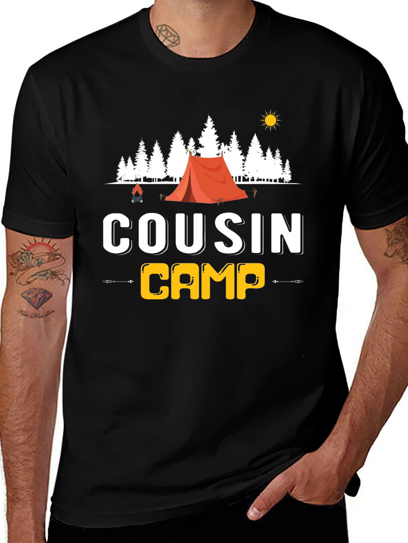 Variant 20 of Cousin Camp T-Shirt Camping Trip Tee