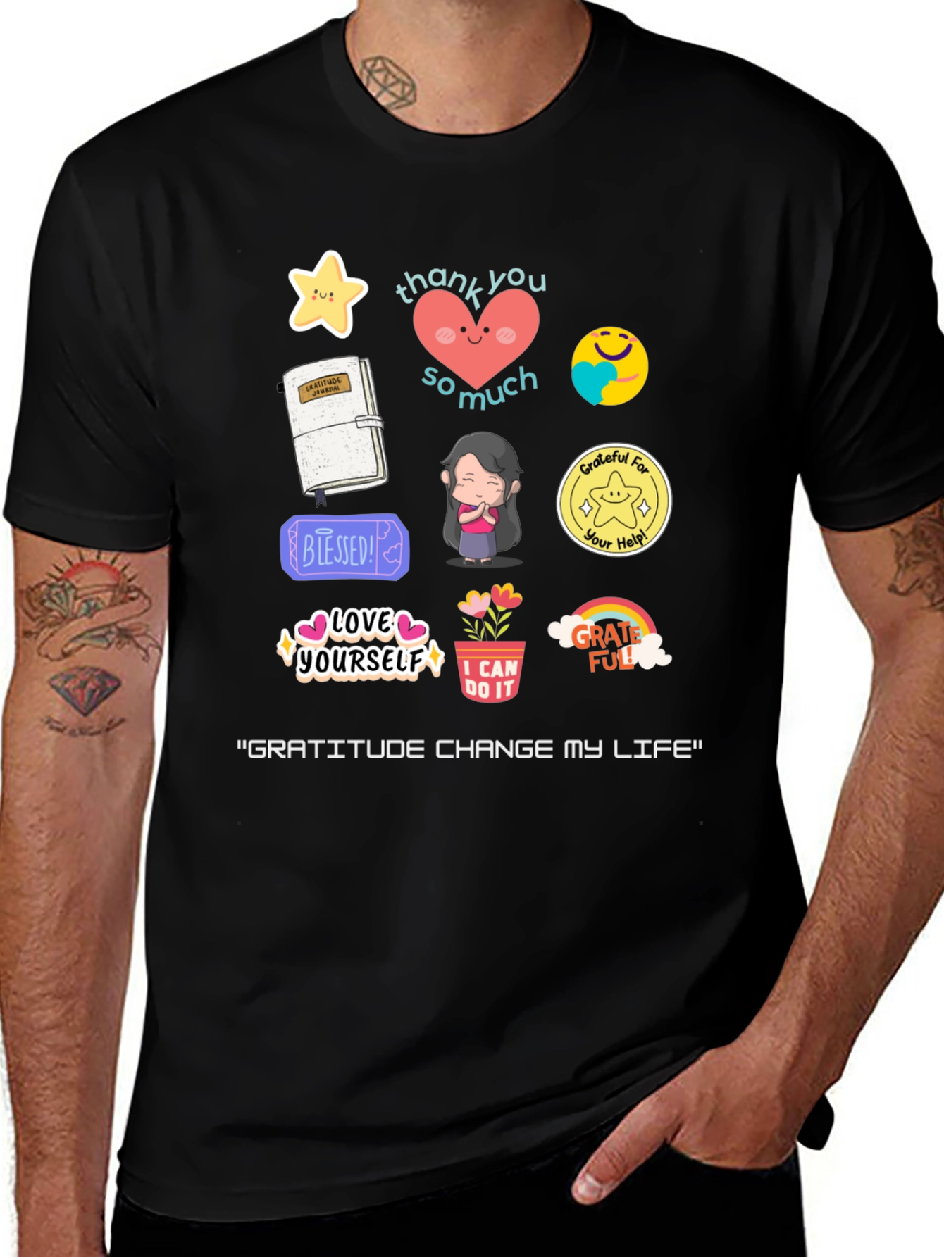 Variant 29 of Gratitude Change My Life T-Shirt