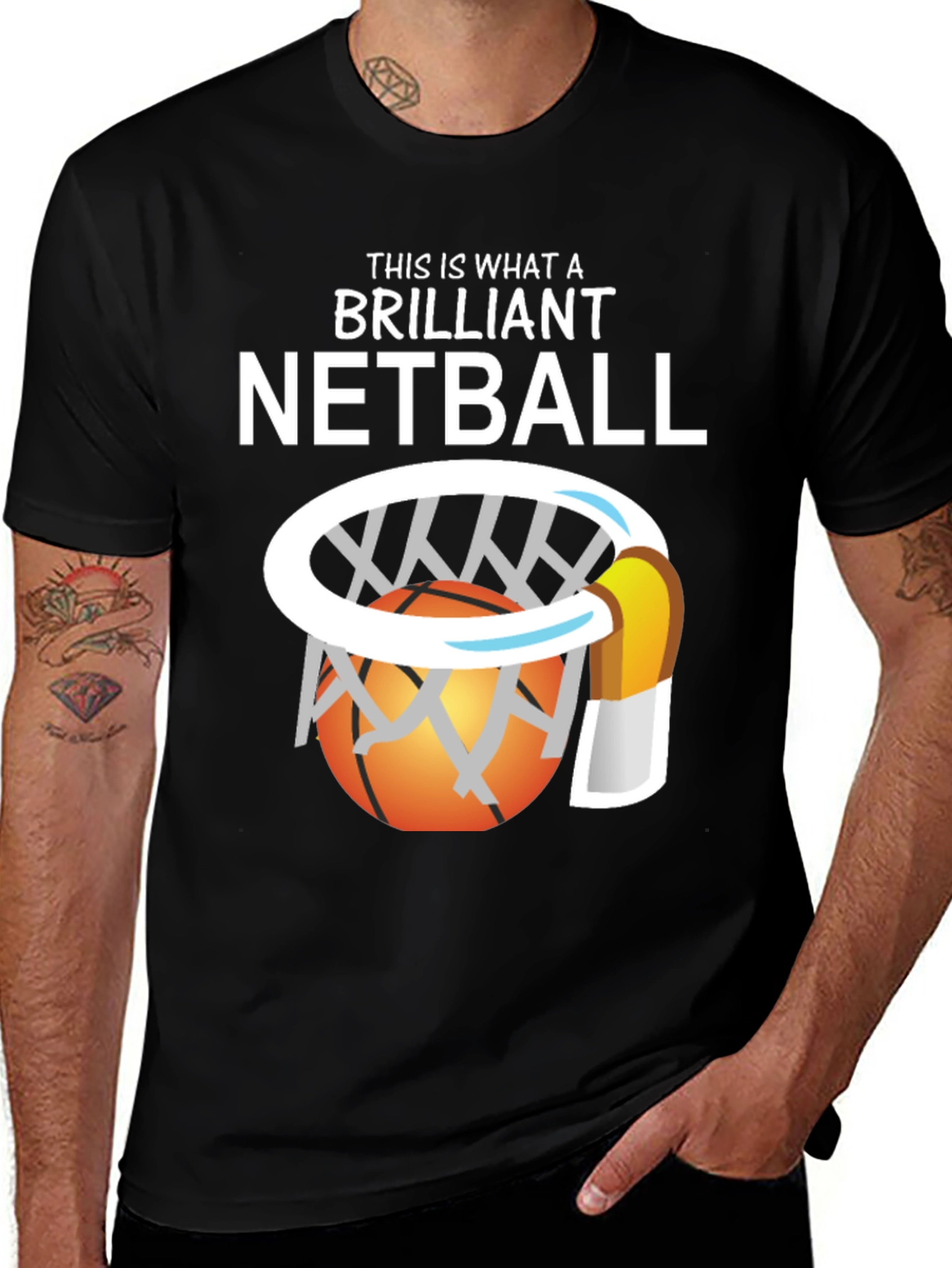 Variant 22 of Brilliant Netball T-Shirt - Sportswear
