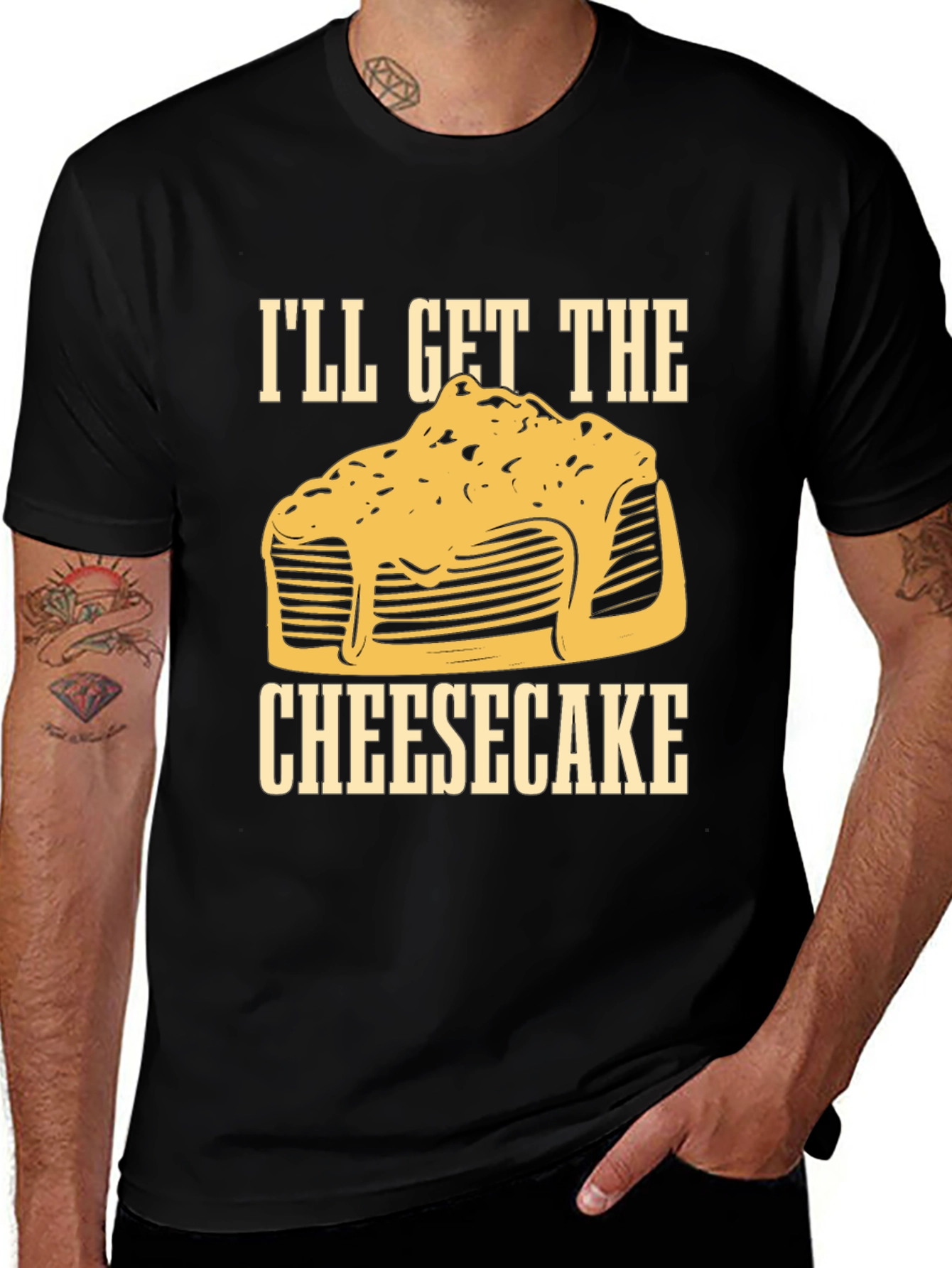 Variant 4 of I'll Get the Cheesecake Graphic T-Shirt