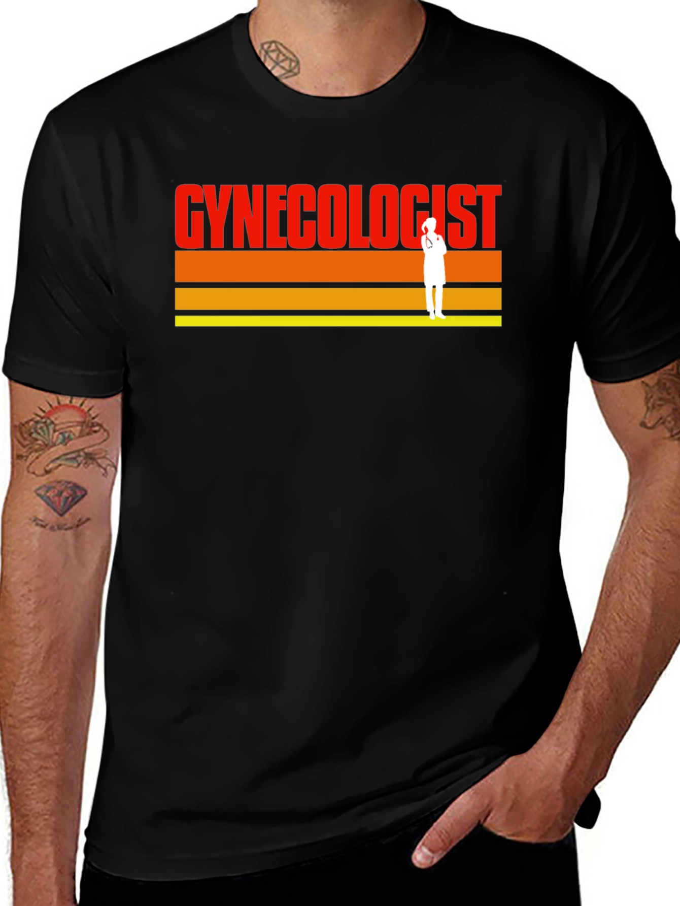 Variant 27 of Gynecologist Retro Style Graphic Tee