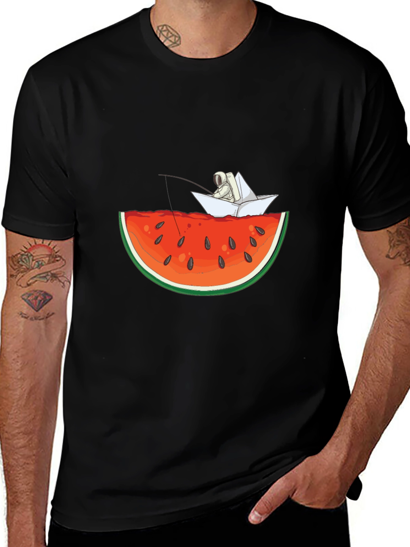 Variant 30 of Watermelon Astronaut T-Shirt