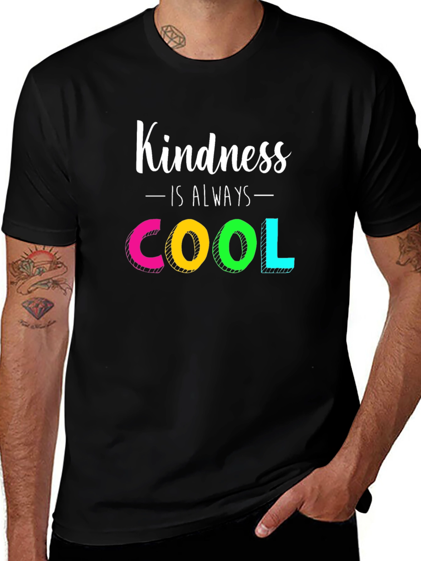 Variant 2 of Kindness is Always Cool T-Shirt - Positive Vibes Tee