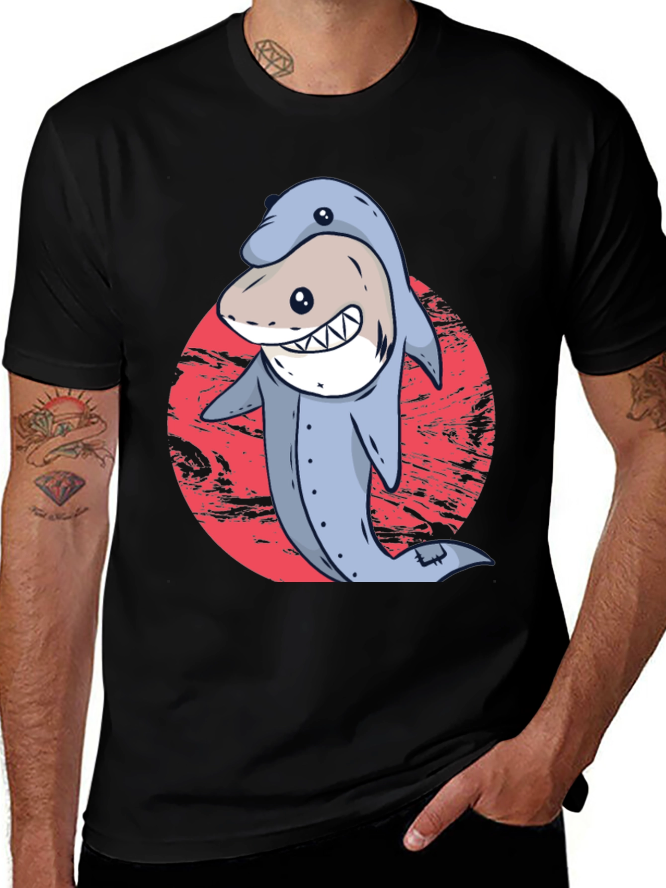 Variant 30 of Shark Costume Graphic T-Shirt