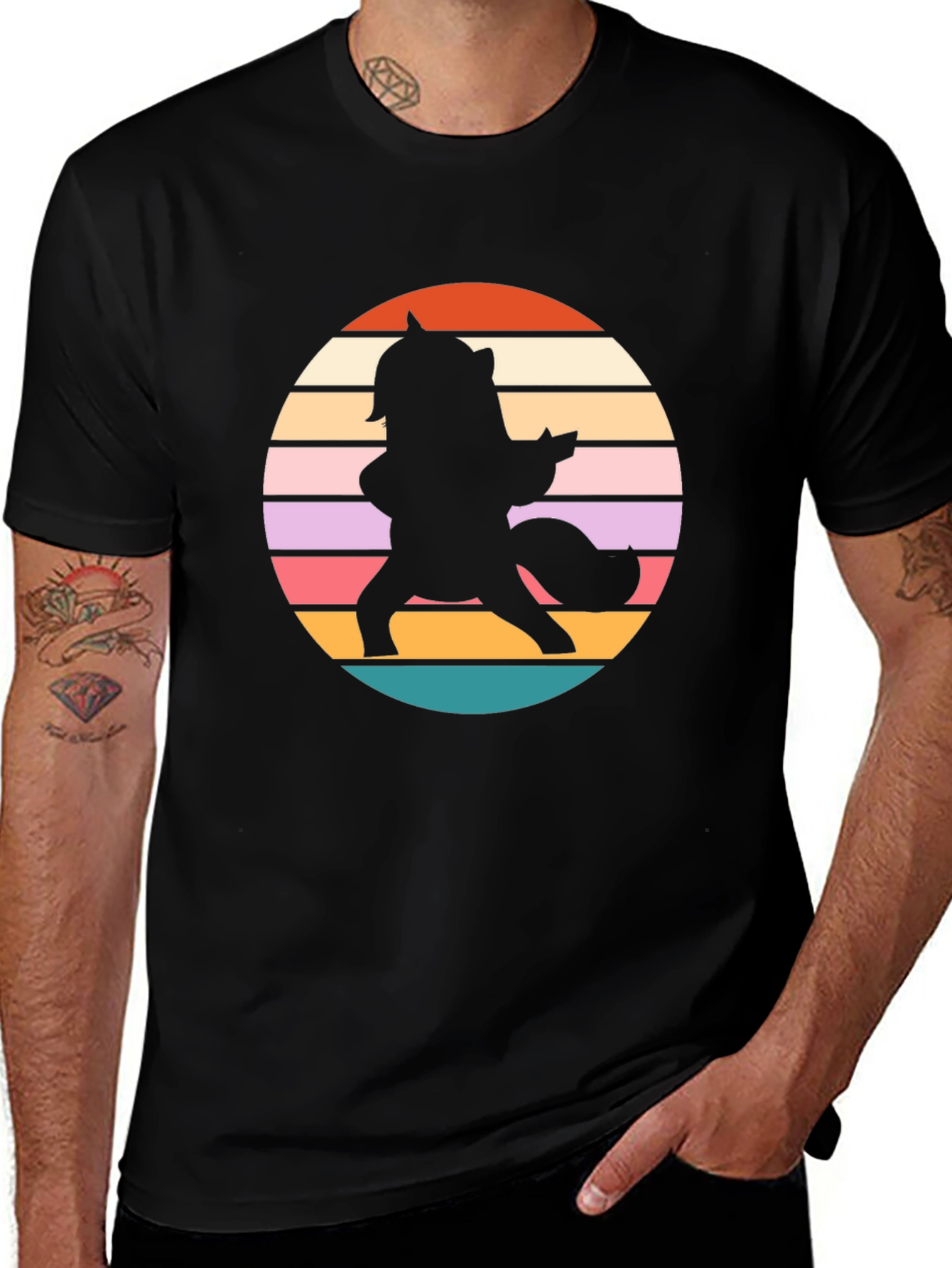 Variant 20 of Retro Unicorn T-Shirt - Magical Silhouette Tee