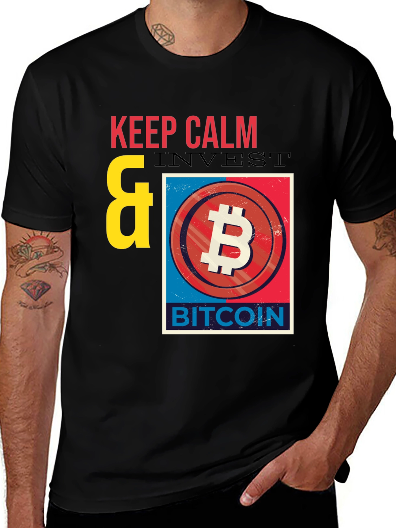 Keep Calm & Invest Bitcoin T-Shirt