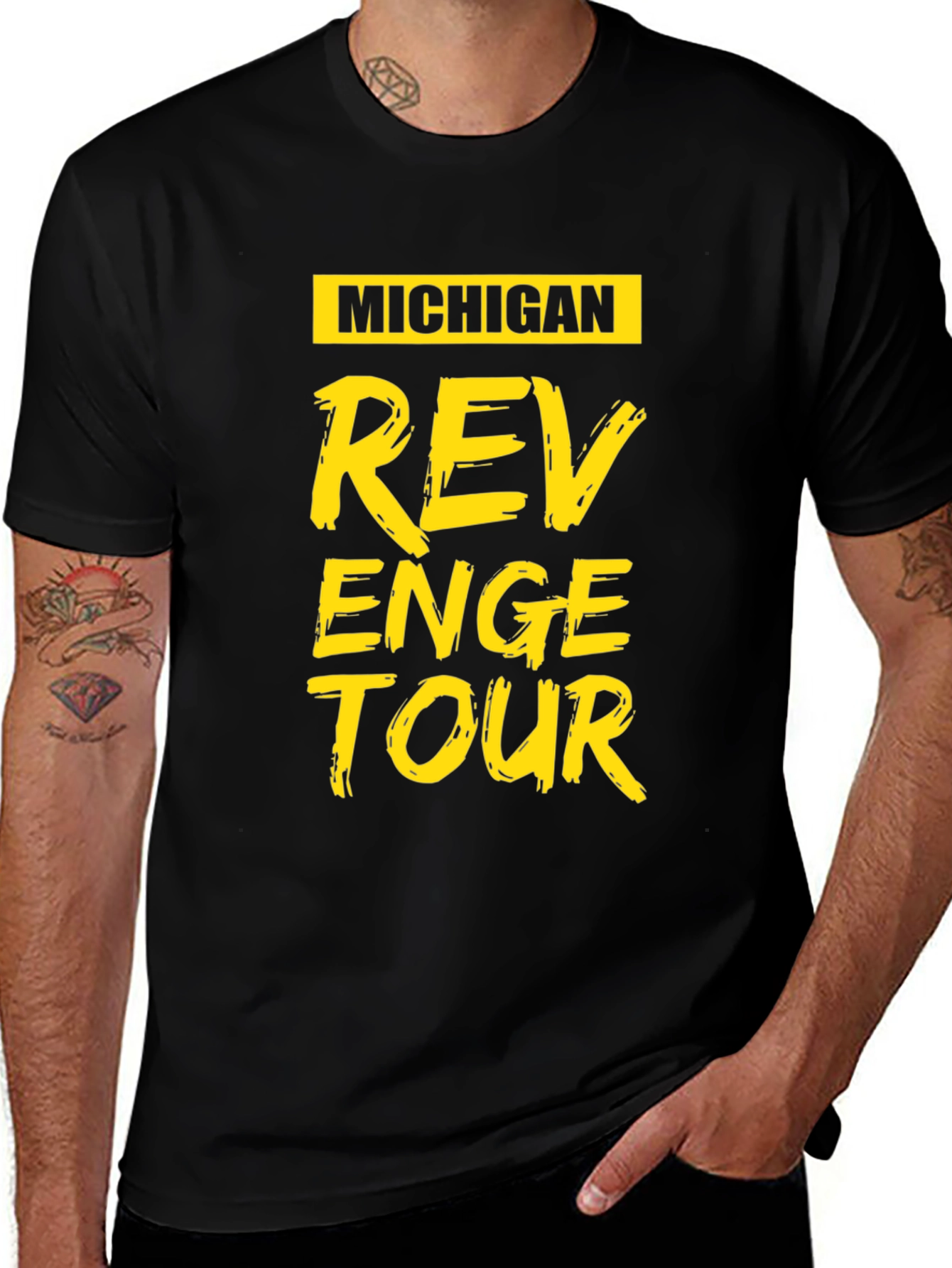 Michigan Revenge Tour Graphic Tee - Black