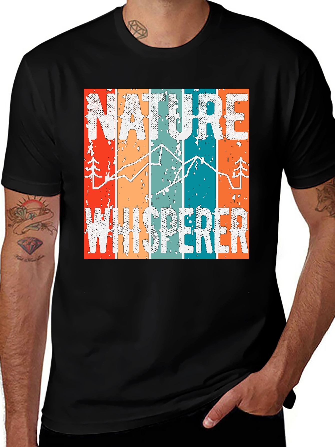 Variant 30 of Nature Whisperer Graphic Tee - Outdoor Adventure Shirt