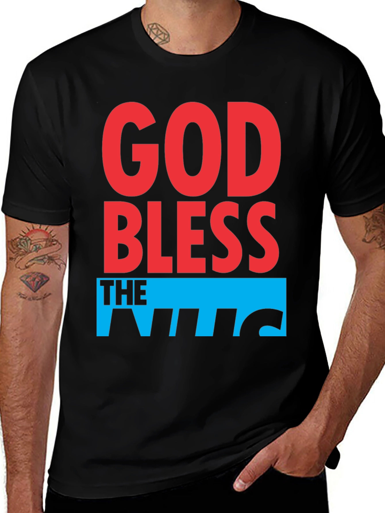 Variant 23 of God Bless The NHS Graphic Tee
