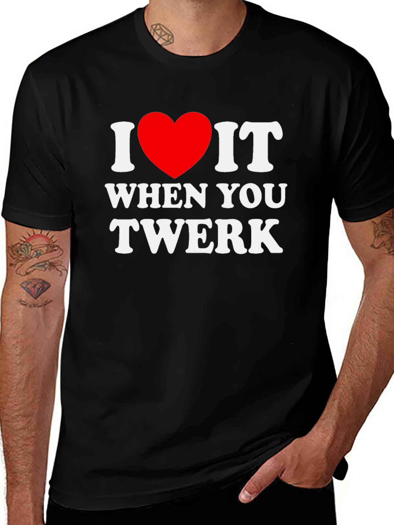 Variant 11 of I Heart It When You Twerk - Funny Graphic Tee
