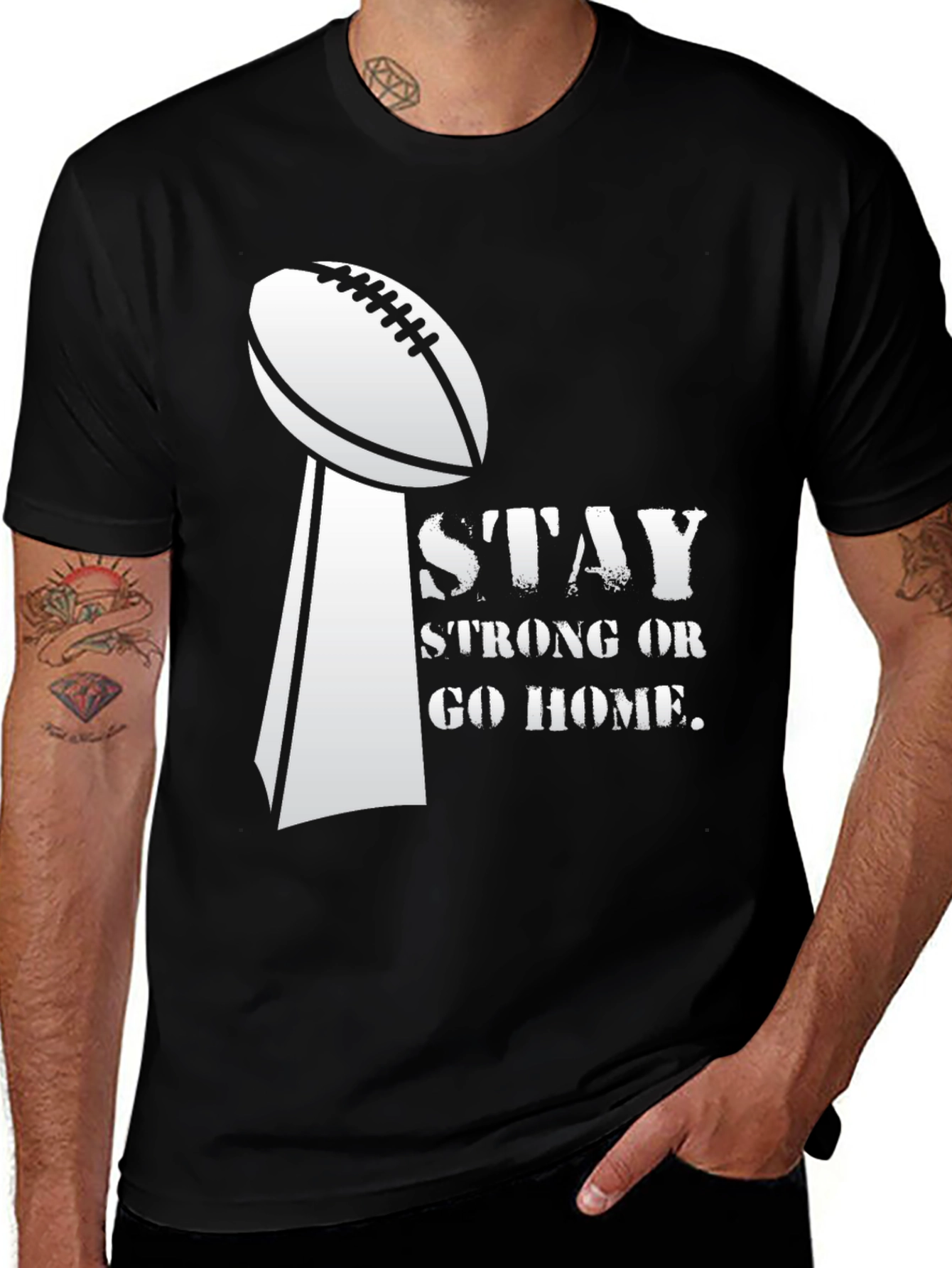 Stay Strong Football Tee