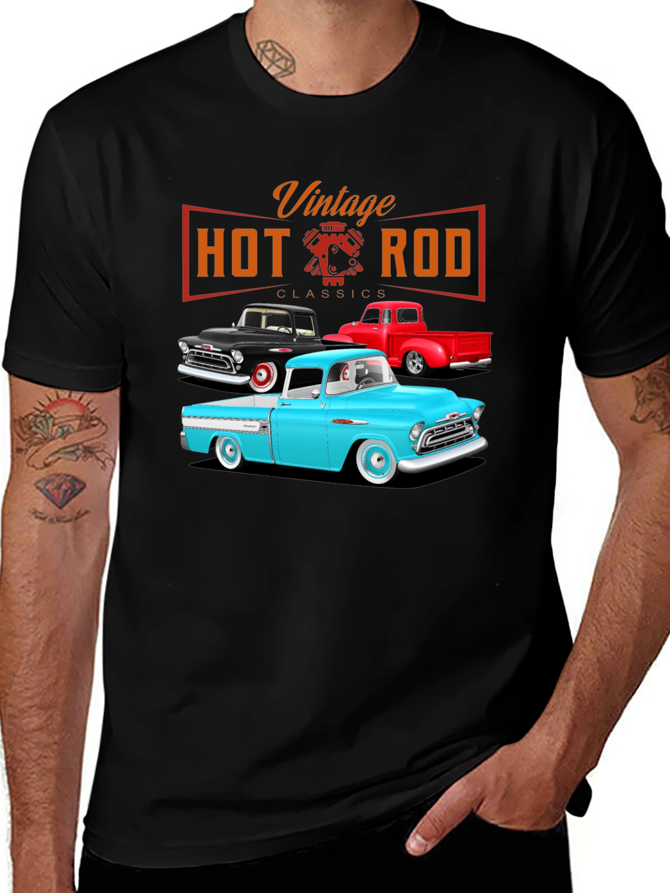 Variant 15 of Vintage Hot Rod Classics Graphic T-Shirt
