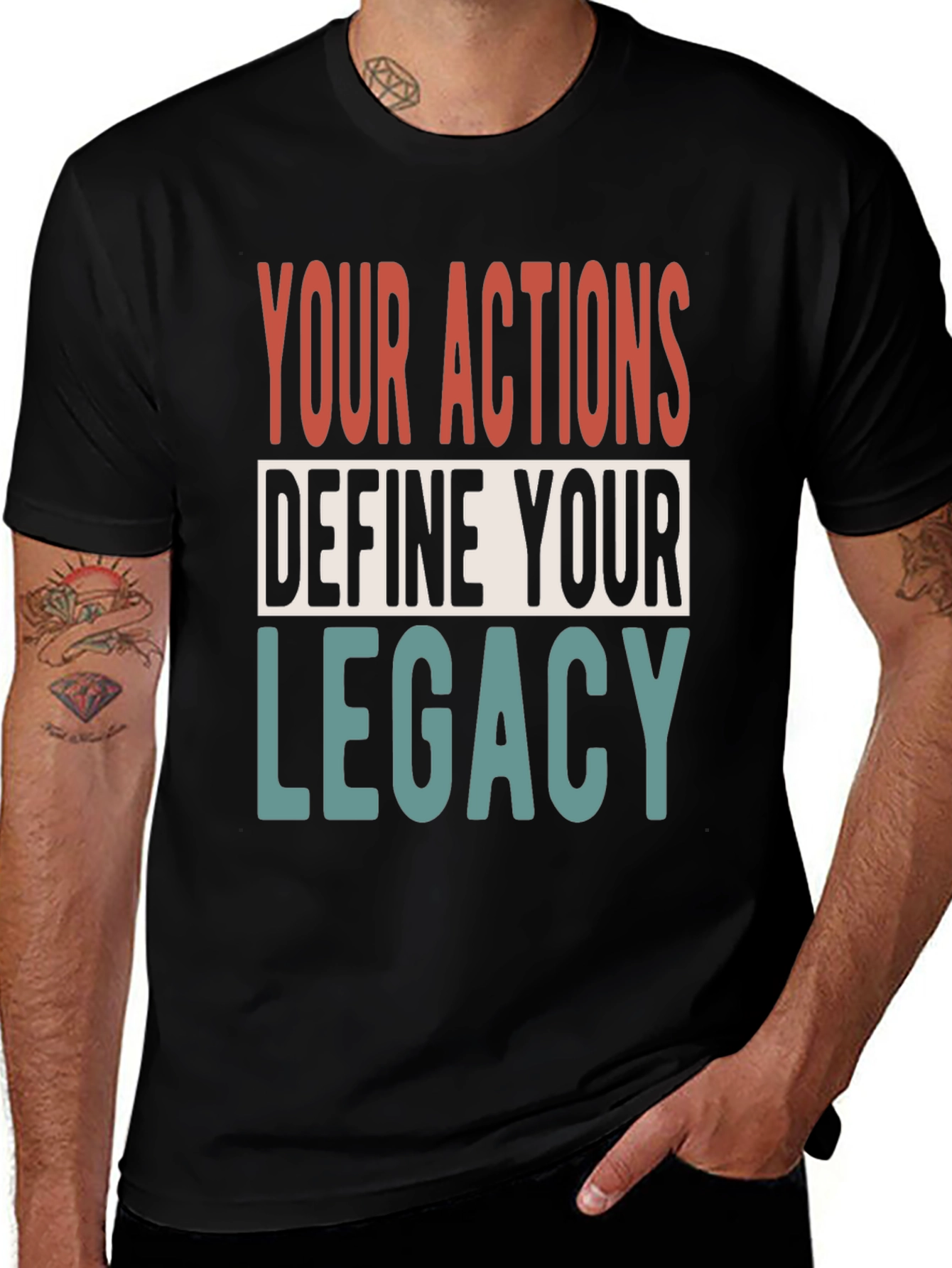 Variant 12 of Your Actions Define Your Legacy Graphic Tee