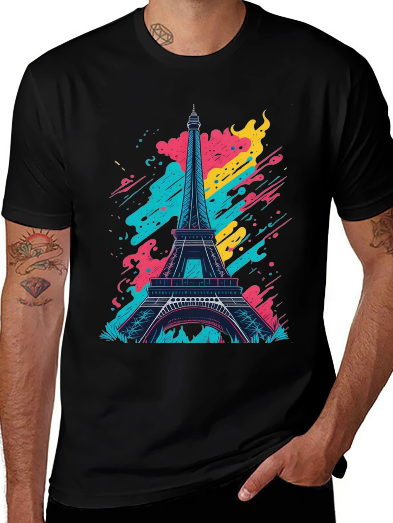 Paris Eiffel Tower Graphic T-Shirt
