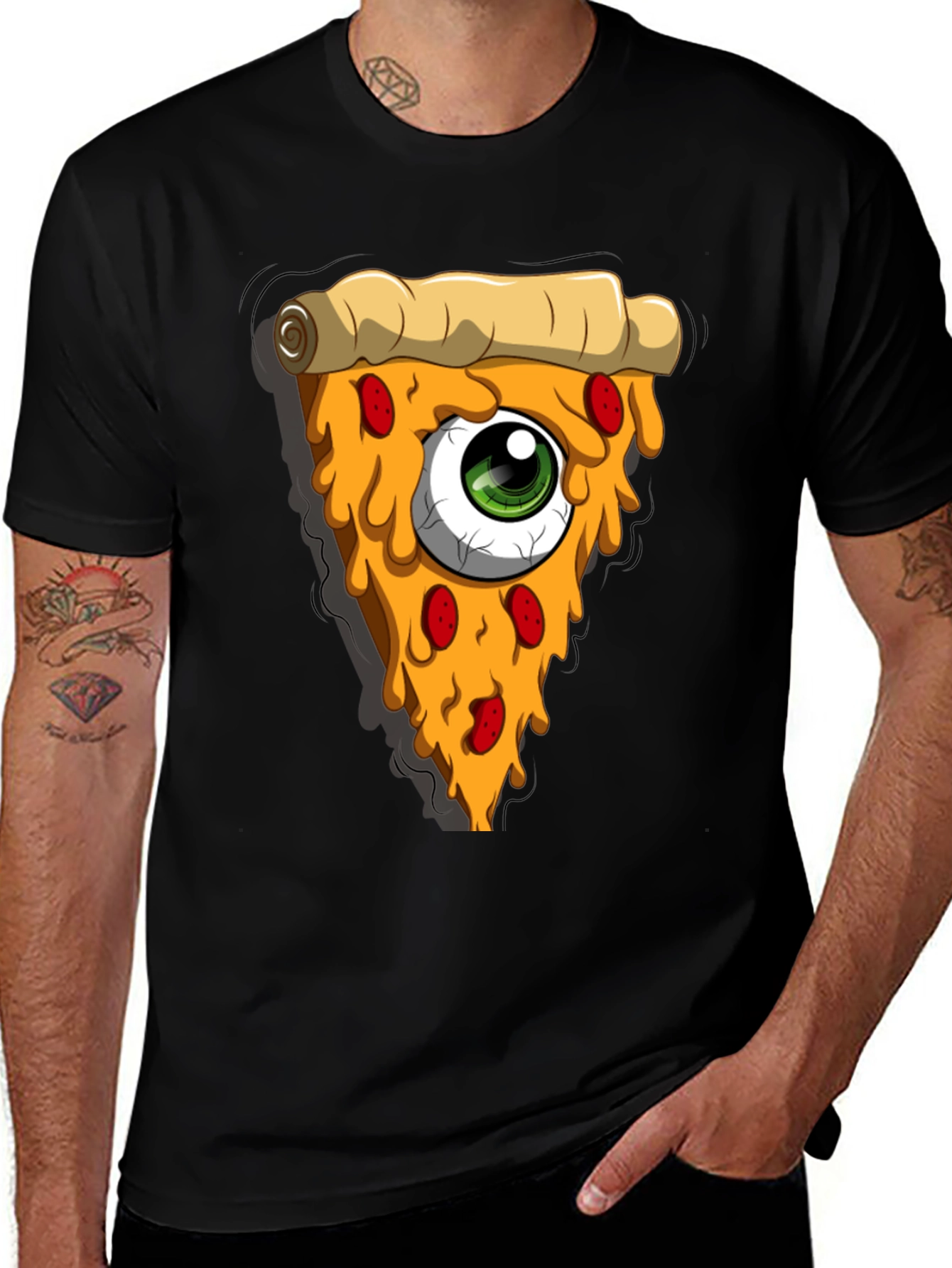 Pizza Eye T-Shirt: Unique Graphic Tee