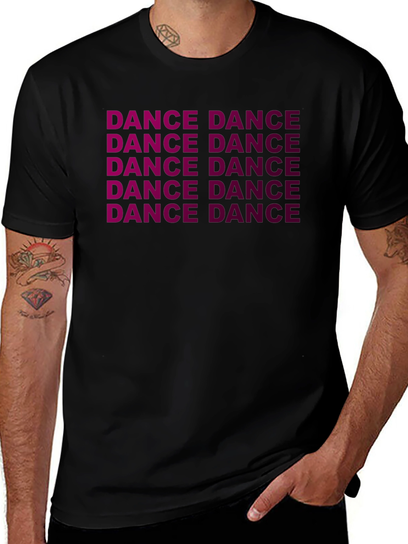 Variant 4 of Dance Repeat Graphic Tee - Stylish Unisex T-Shirt
