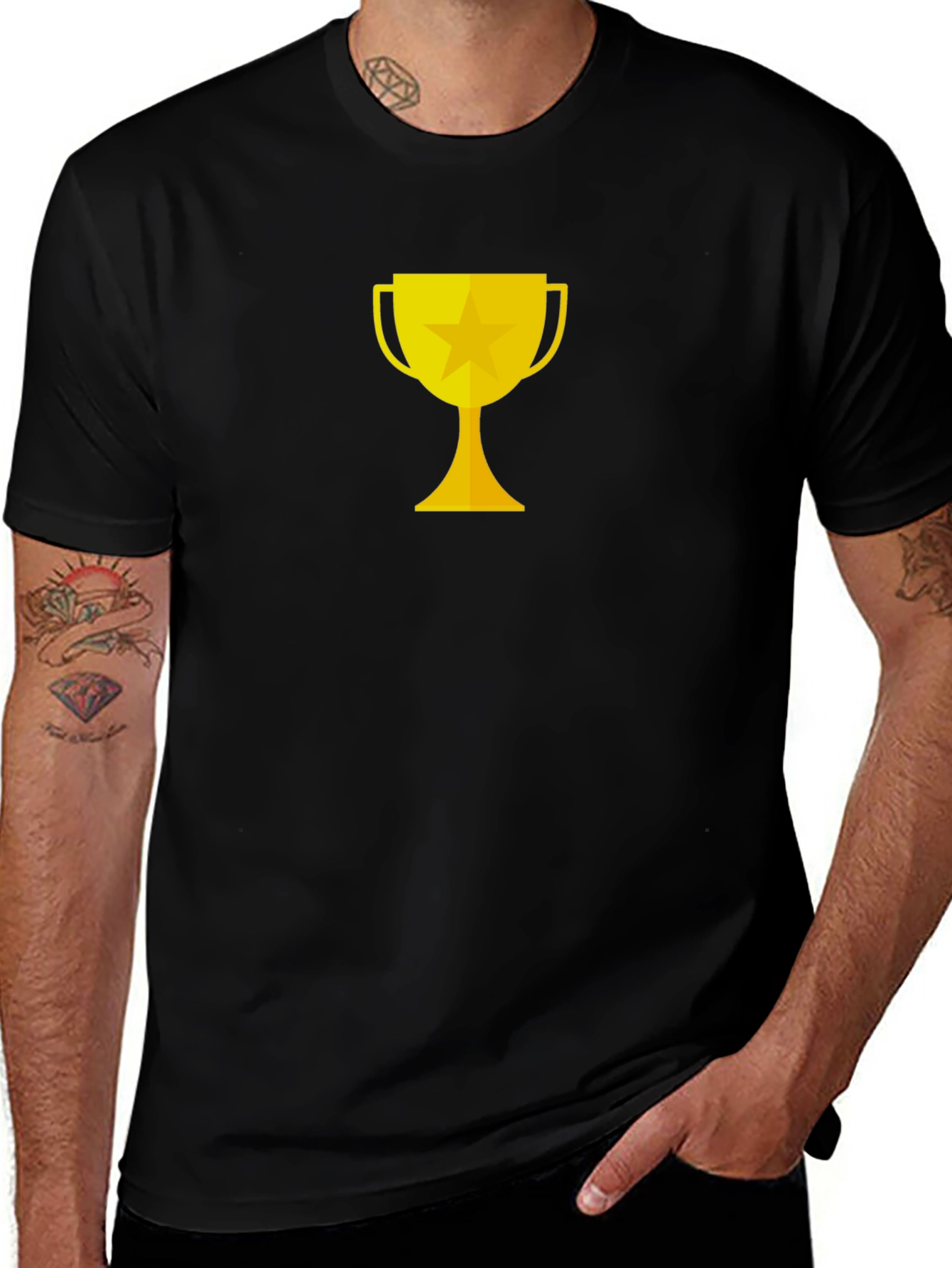 Trophy Graphic Tee - Award Winning Style