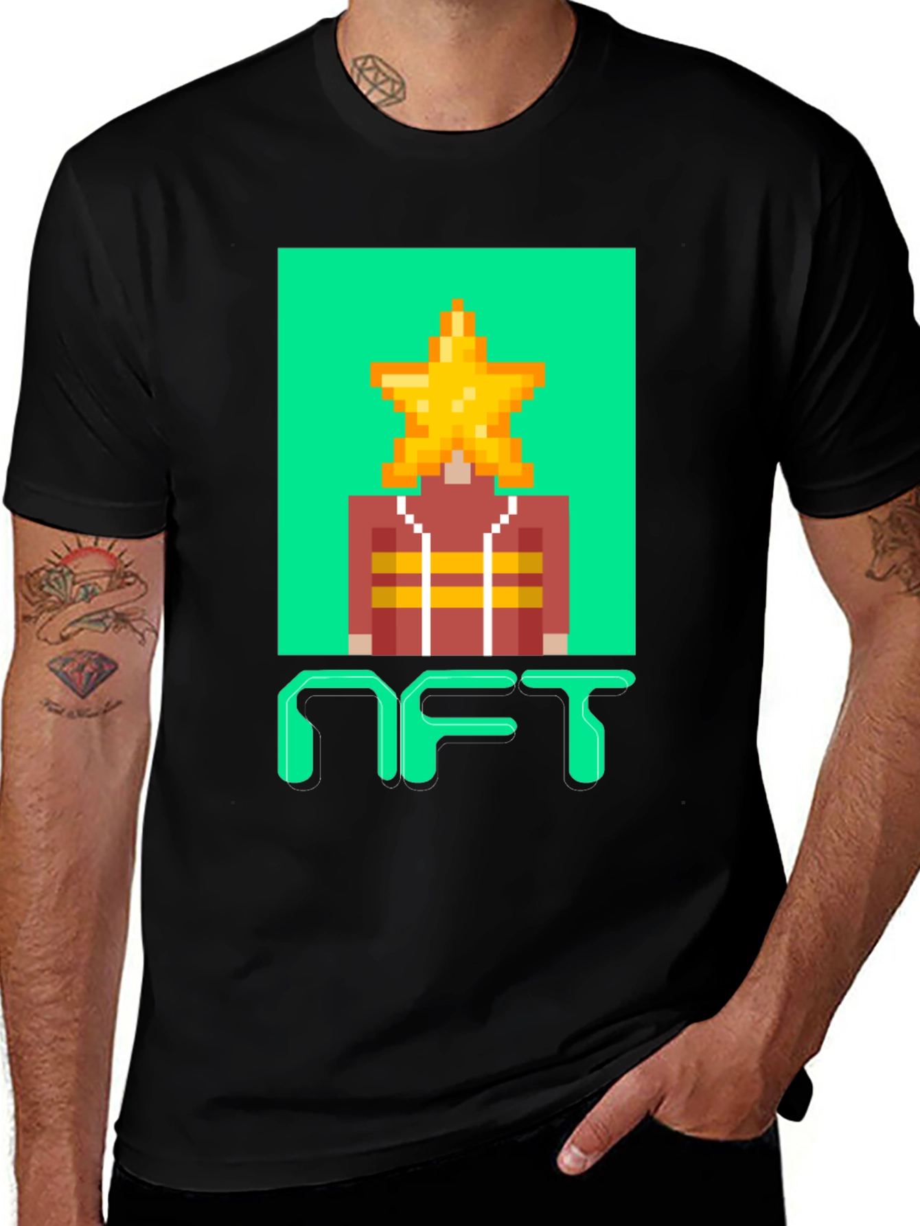 Variant 17 of NFT Pixel Art T-Shirt