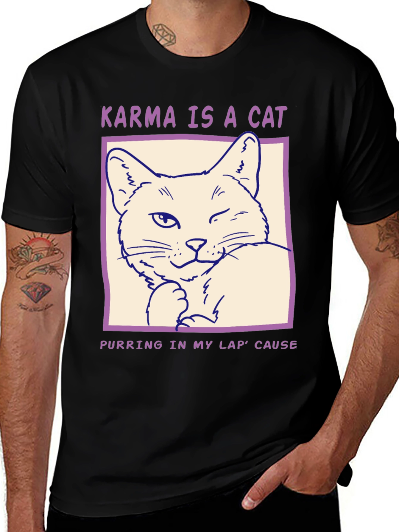 Karma is a Cat T-Shirt