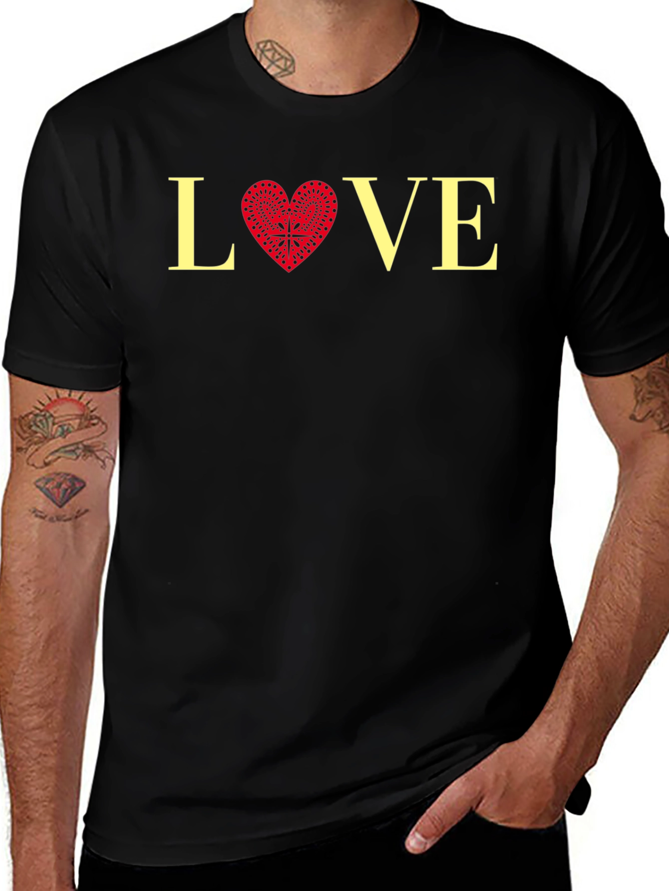 Variant 17 of Love Heart Graphic Tee