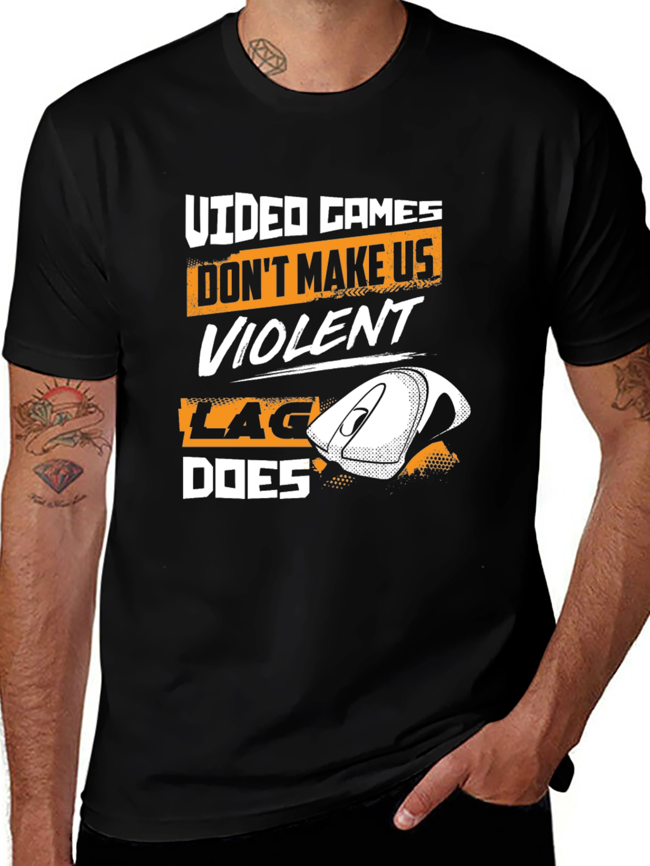 Variant 13 of Gamer T-Shirt - Video Games Don't Make Us Violent
