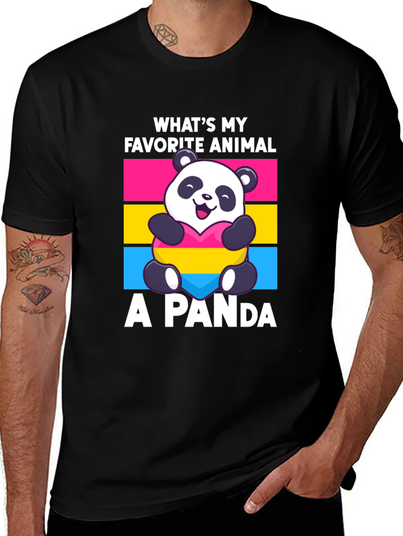 Variant 22 of Panda T-Shirt - What's My Favorite Animal