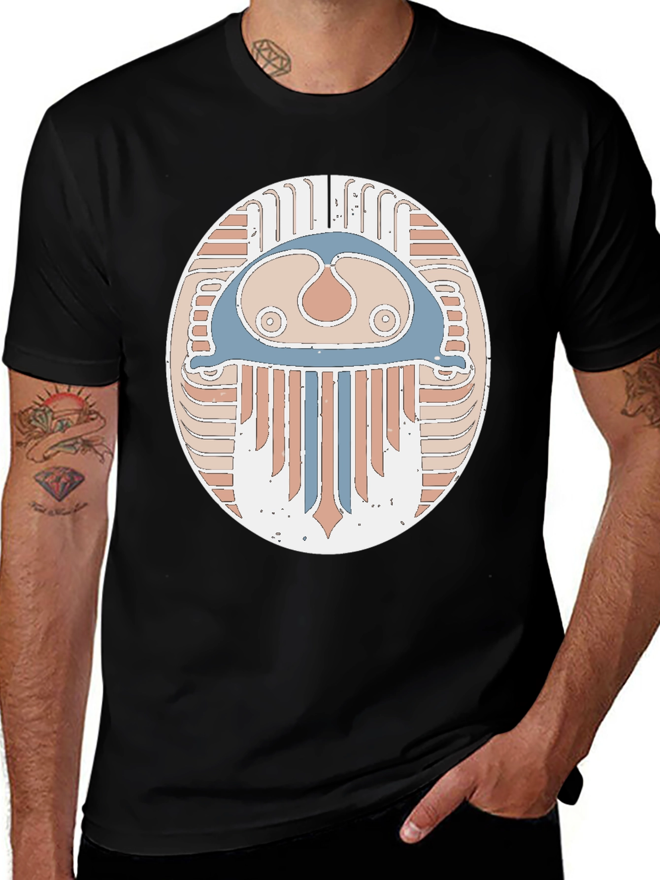 Abstract Art Deco Graphic T-Shirt
