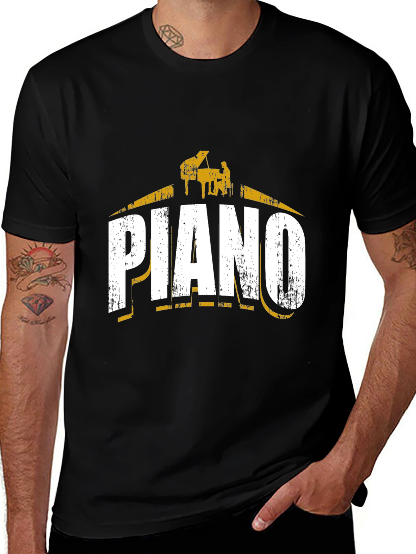 Variant 6 of Piano T-Shirt - Musician Graphic Tee