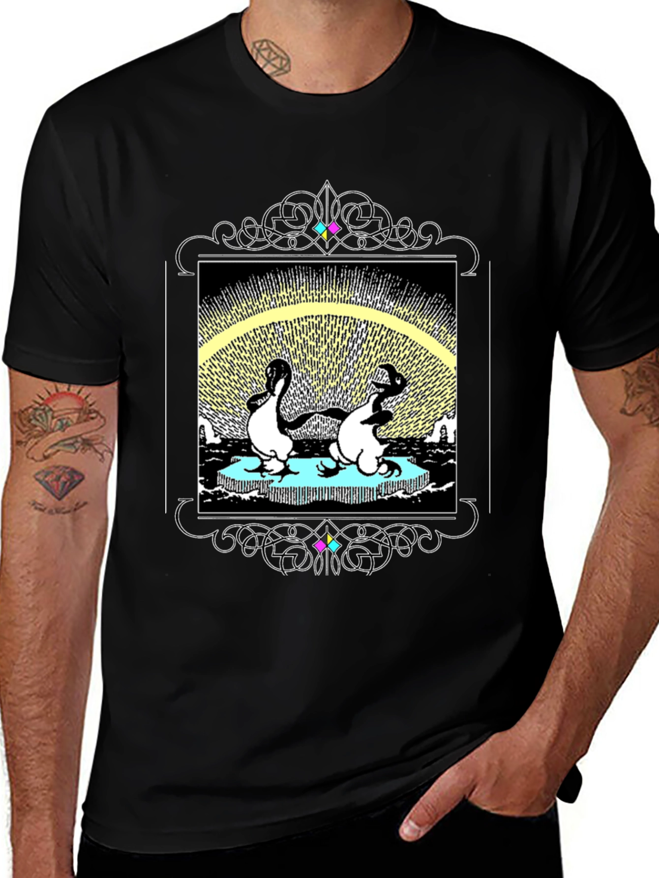 Variant 18 of Penguin Graphic Black T-Shirt