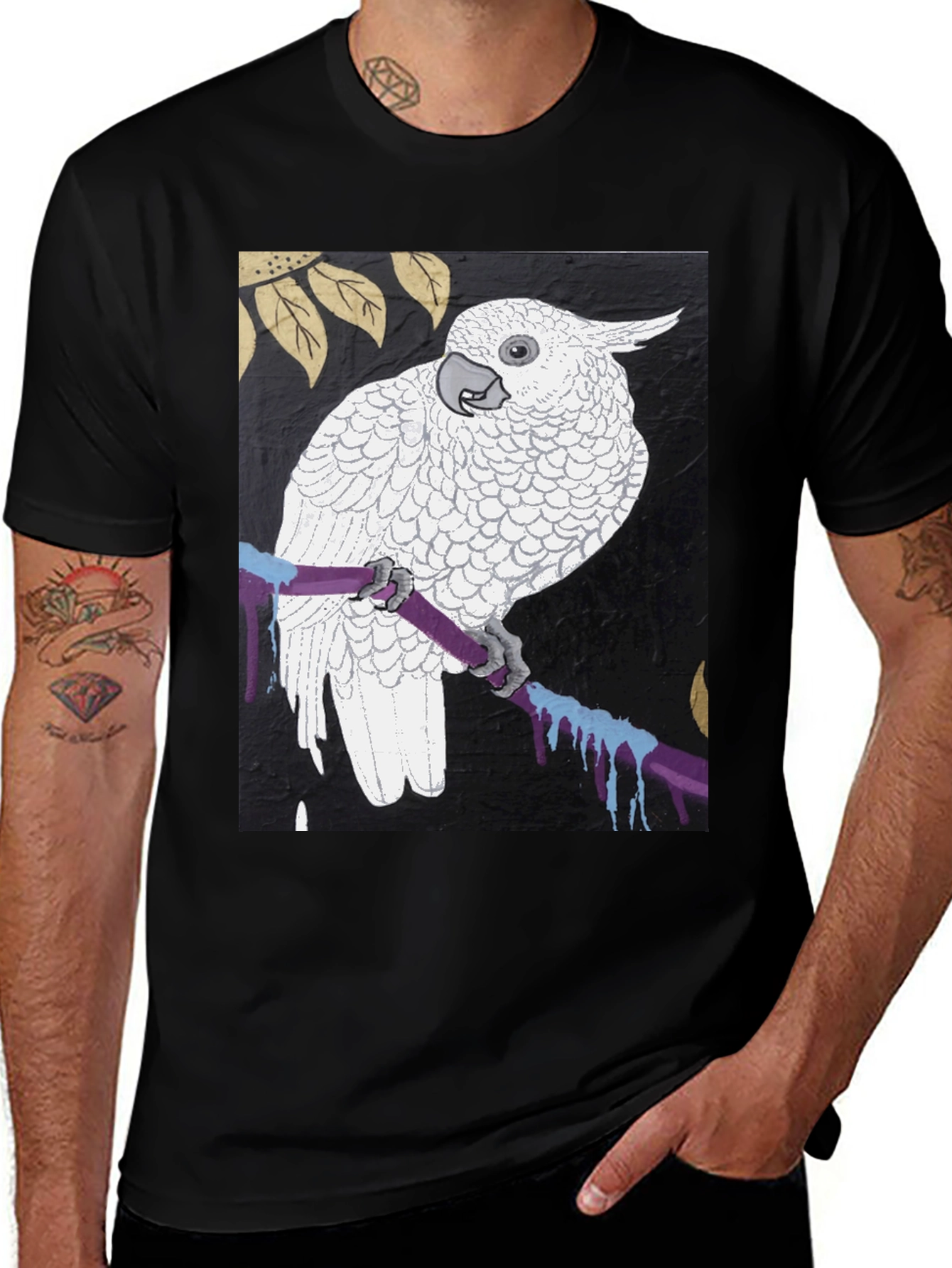 Variant 21 of Cockatoo Graphic Tee - Black
