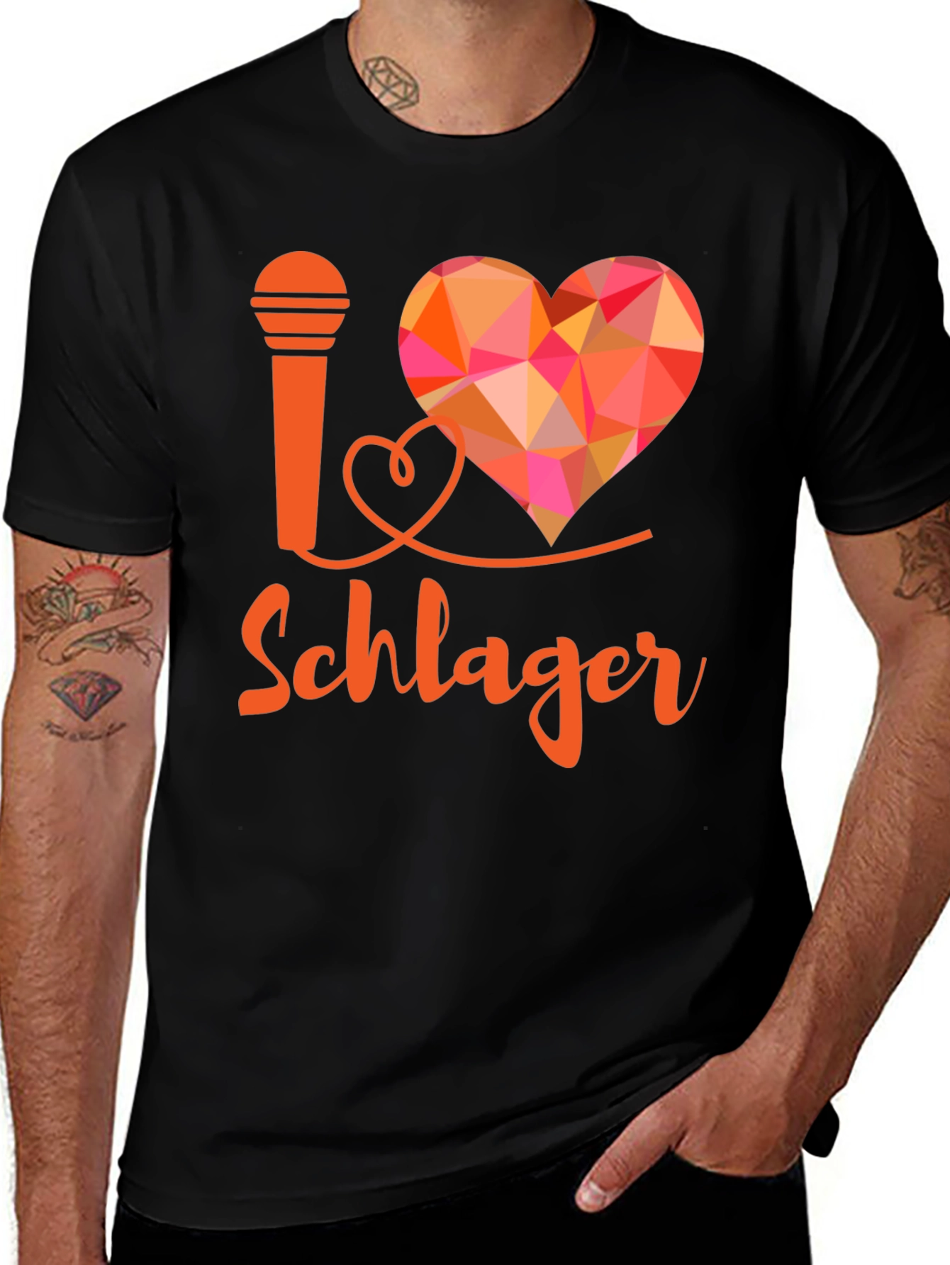 I Love Schlager Graphic T-Shirt