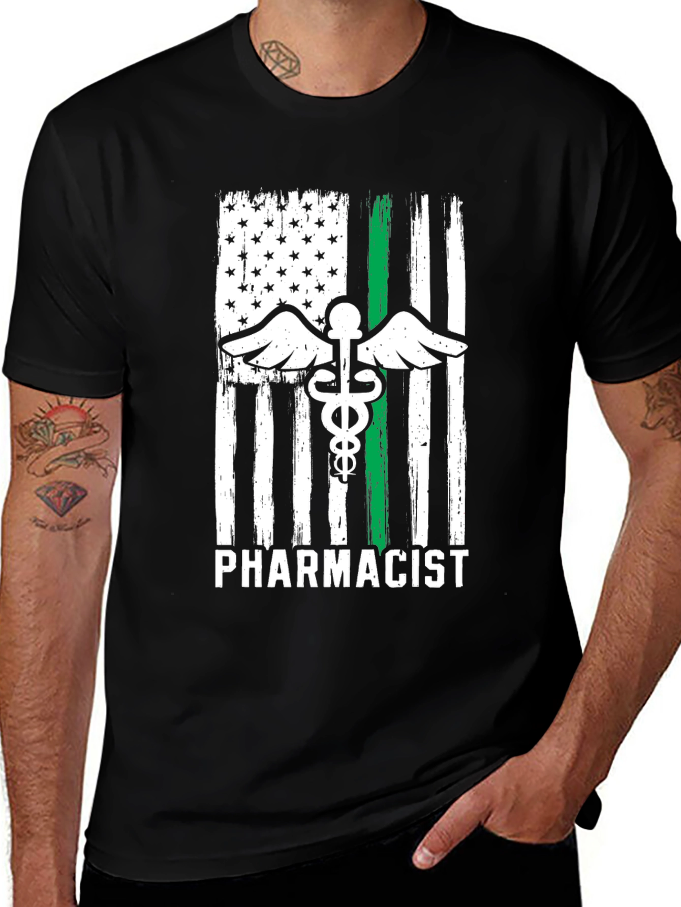 Pharmacist American Flag T-Shirt