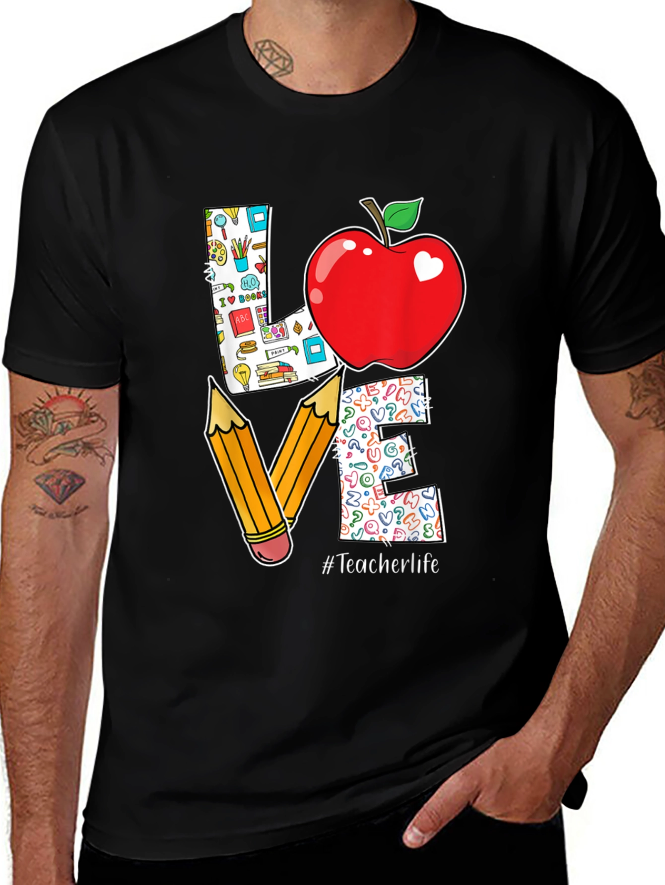 Teacher Life T-Shirt - LOVE Design