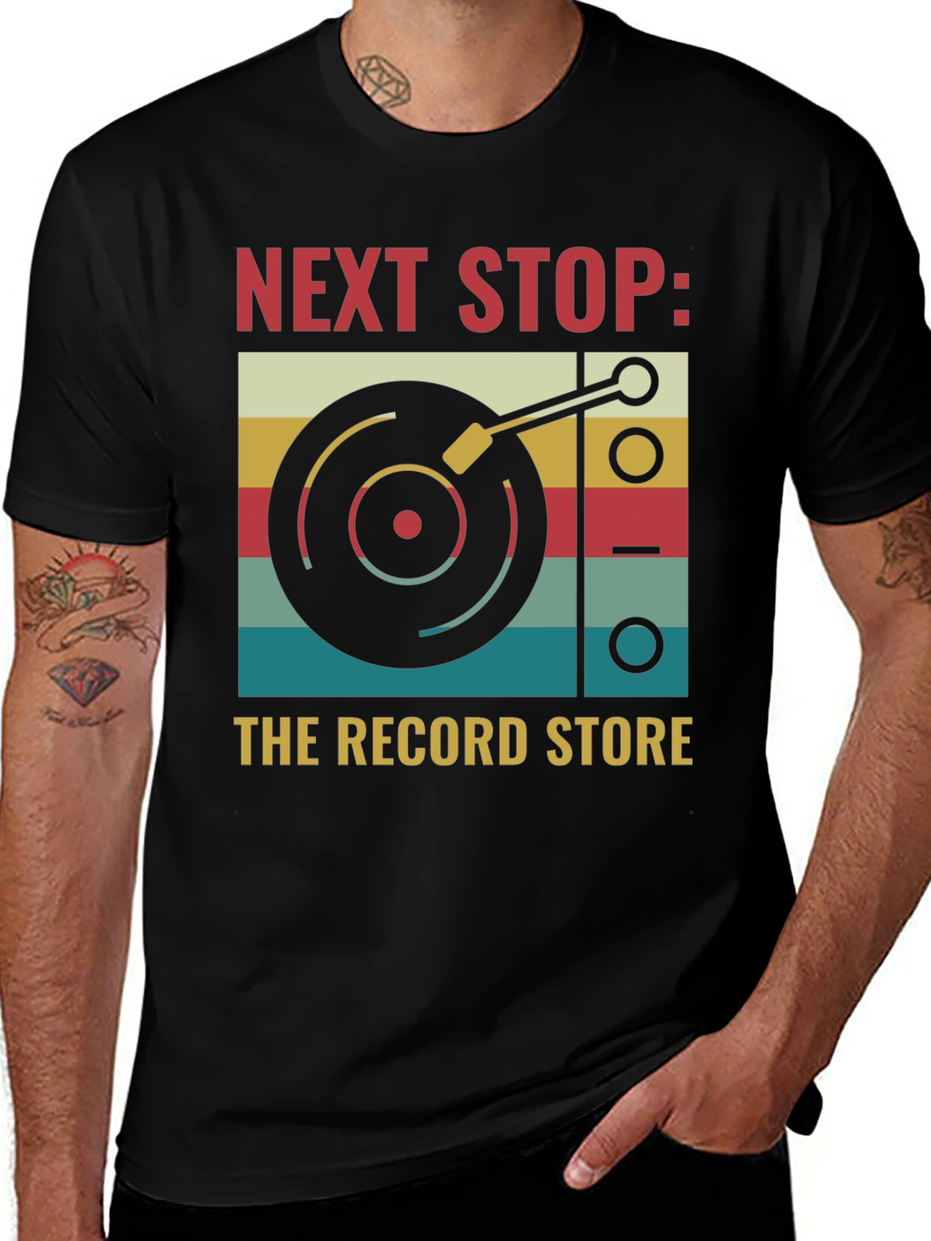 Variant 5 of Next Stop Record Store Graphic Tee