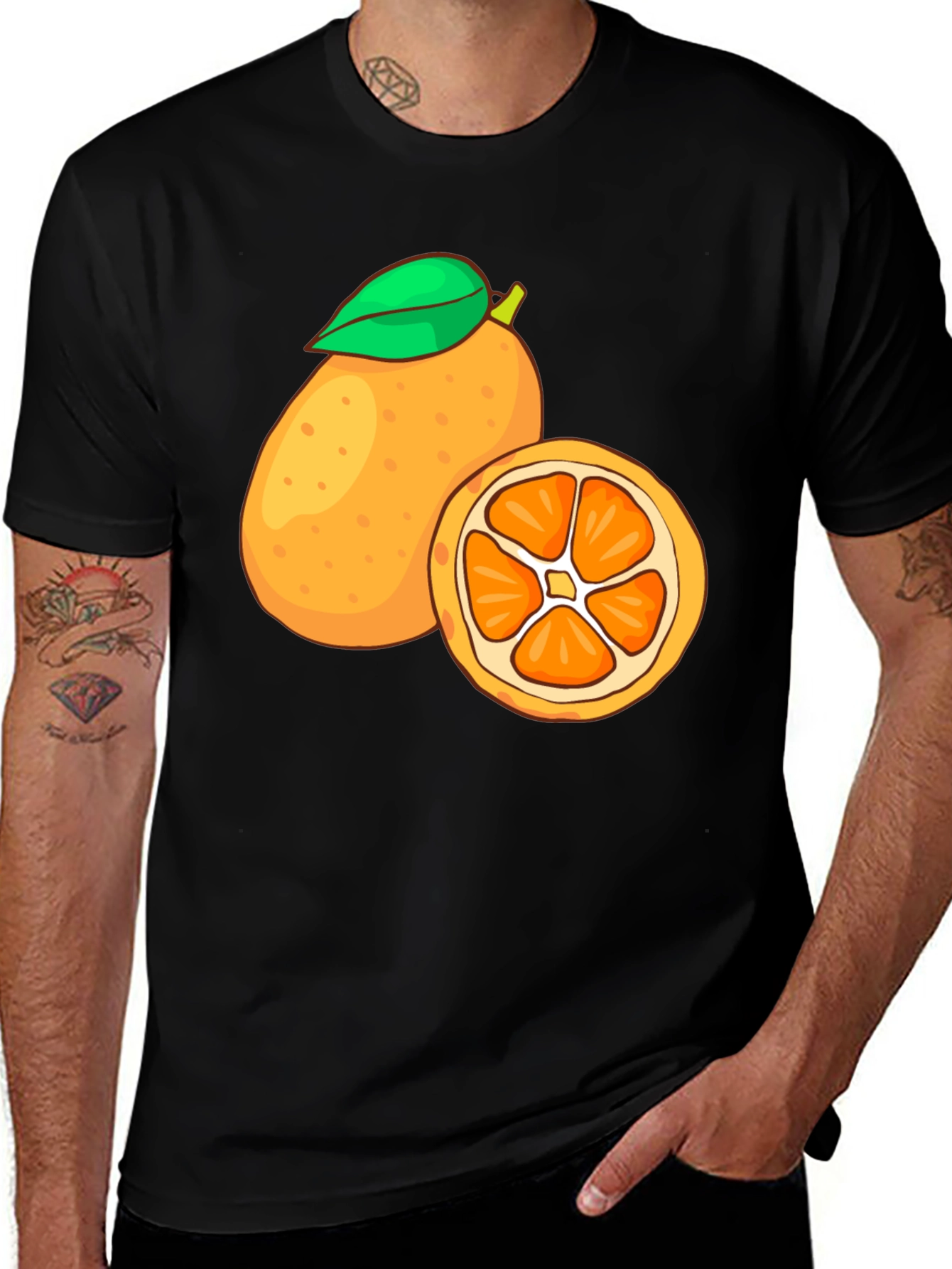 Variant 16 of Orange Graphic T-Shirt - Fresh & Fun!