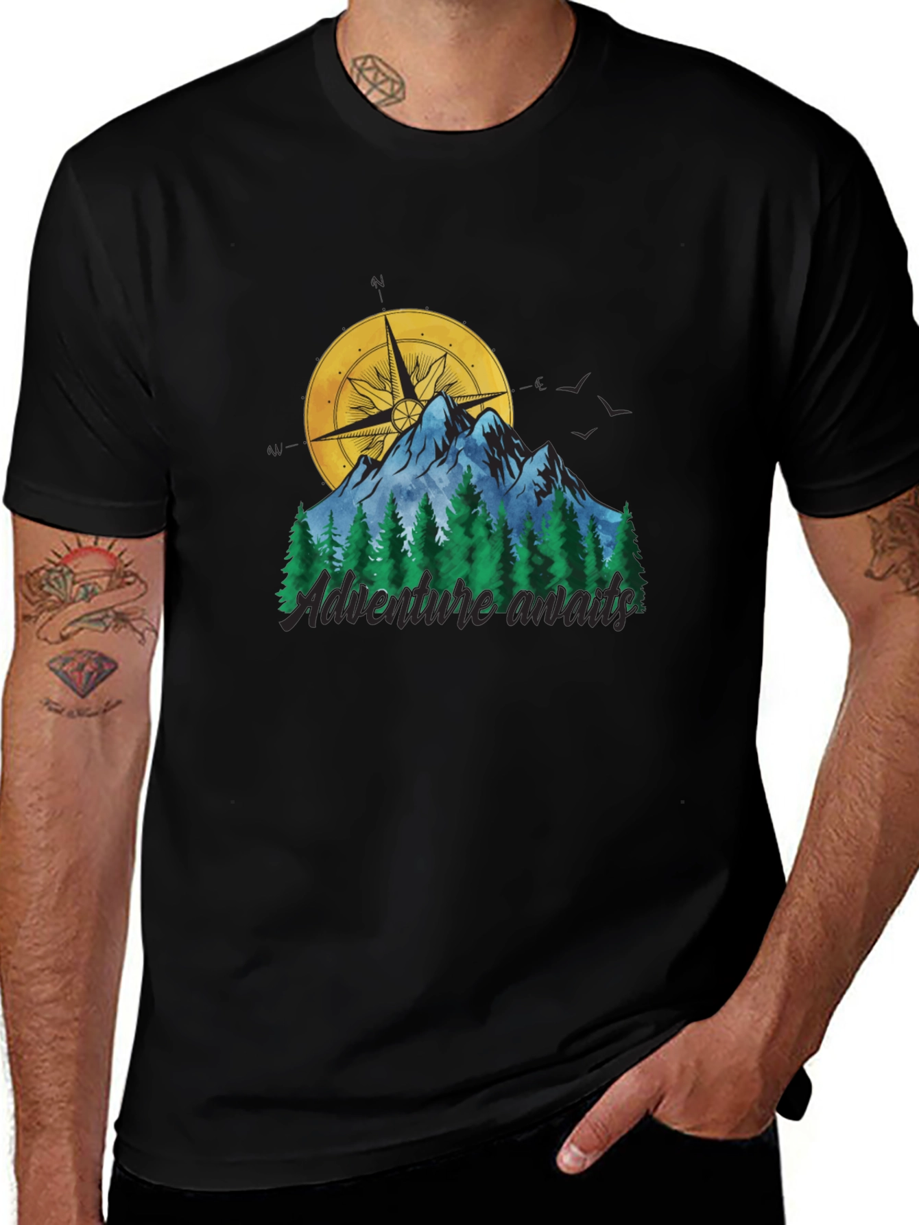 Variant 14 of Adventure Awaits Graphic Tee