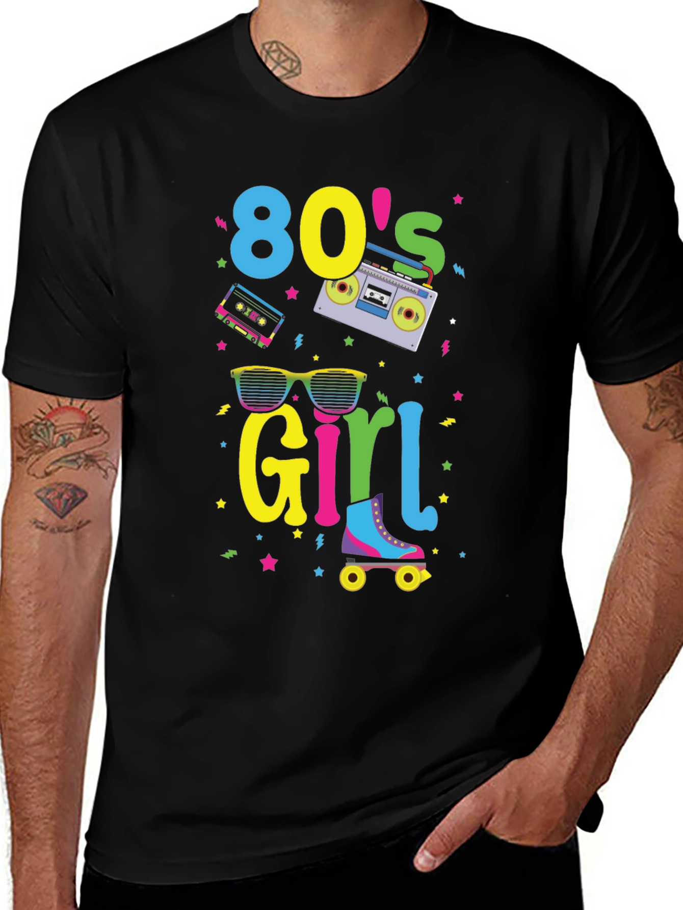 80's Girl T-Shirt - Retro Style