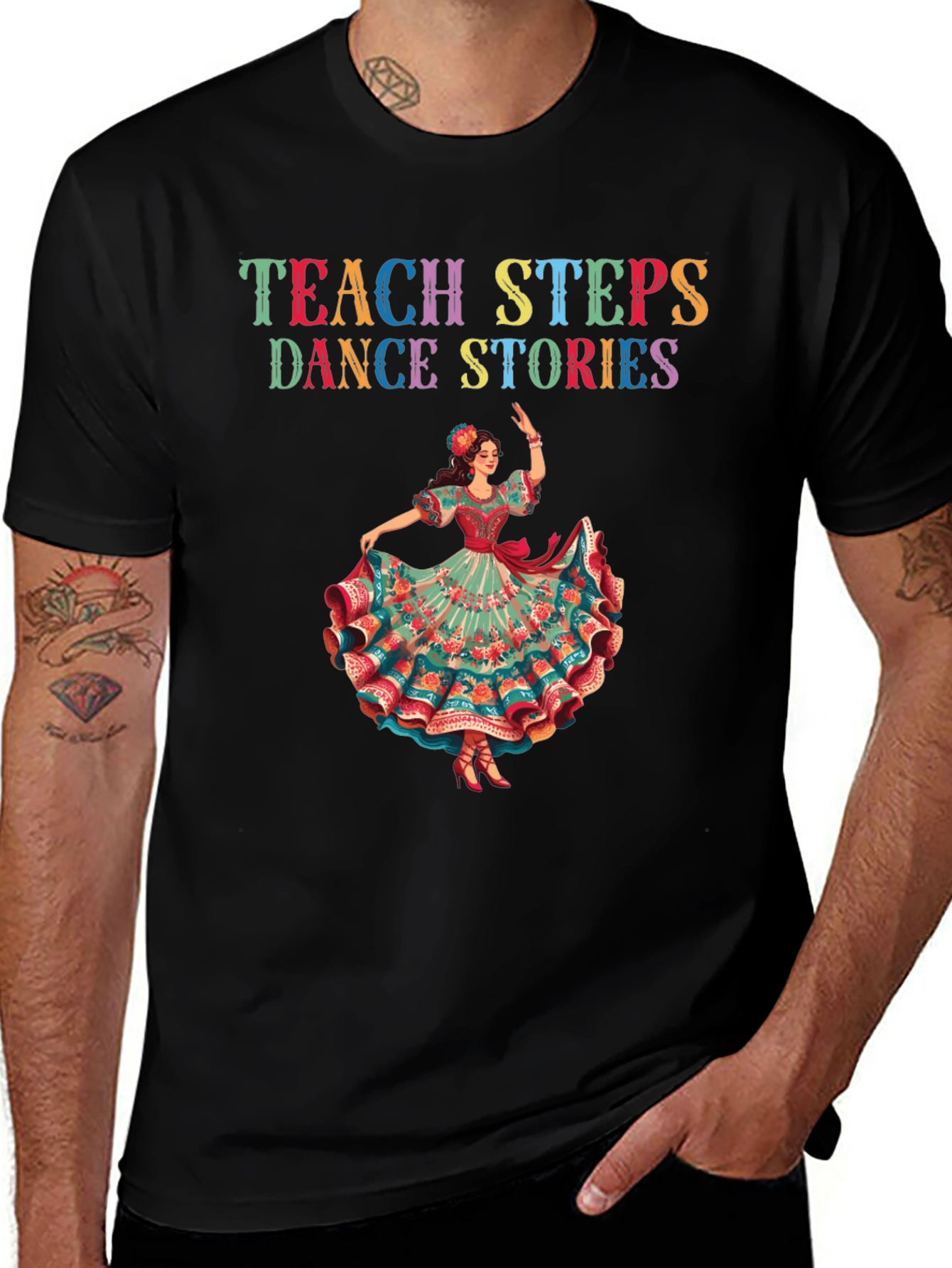Teach Dance Stories Graphic Tee