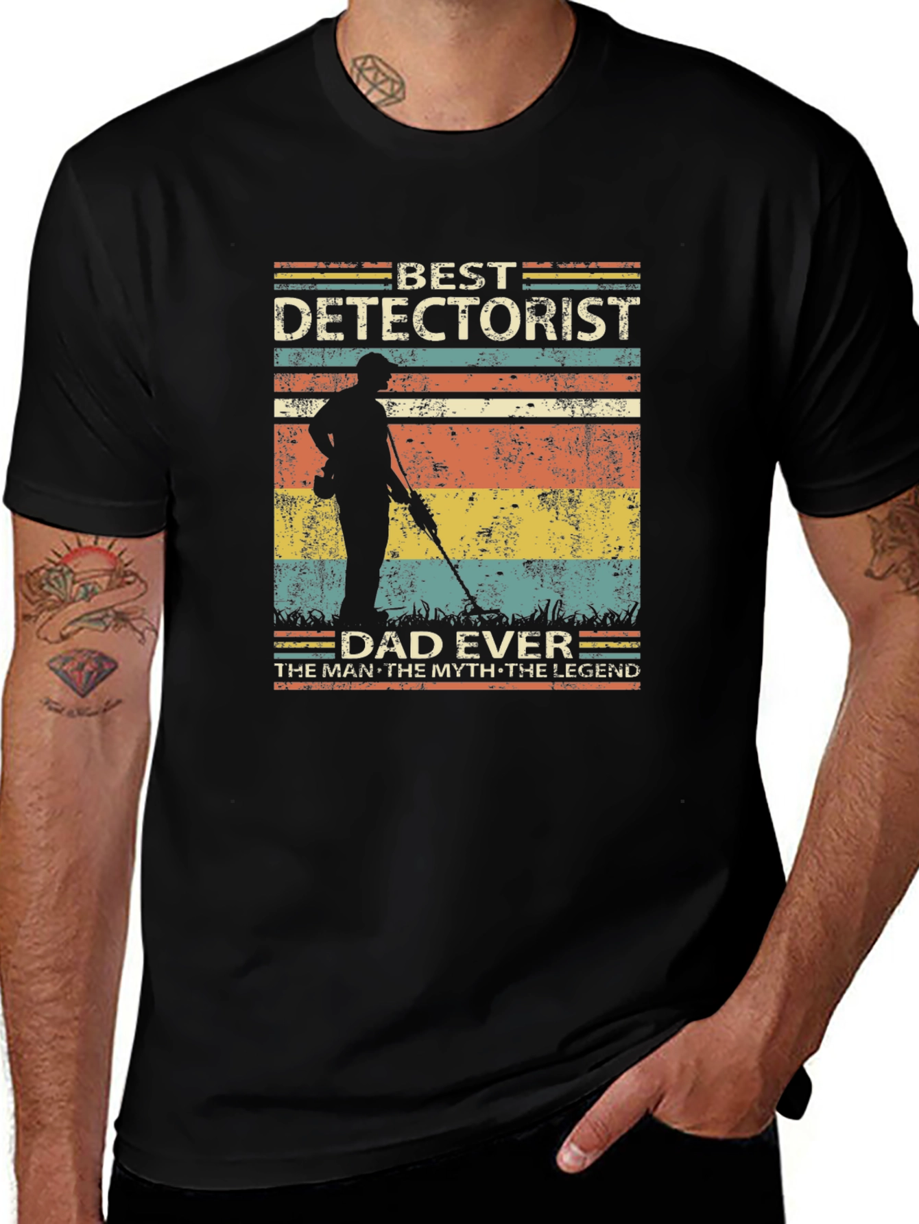 Variant 6 of Best Detectorist Dad Ever T-Shirt